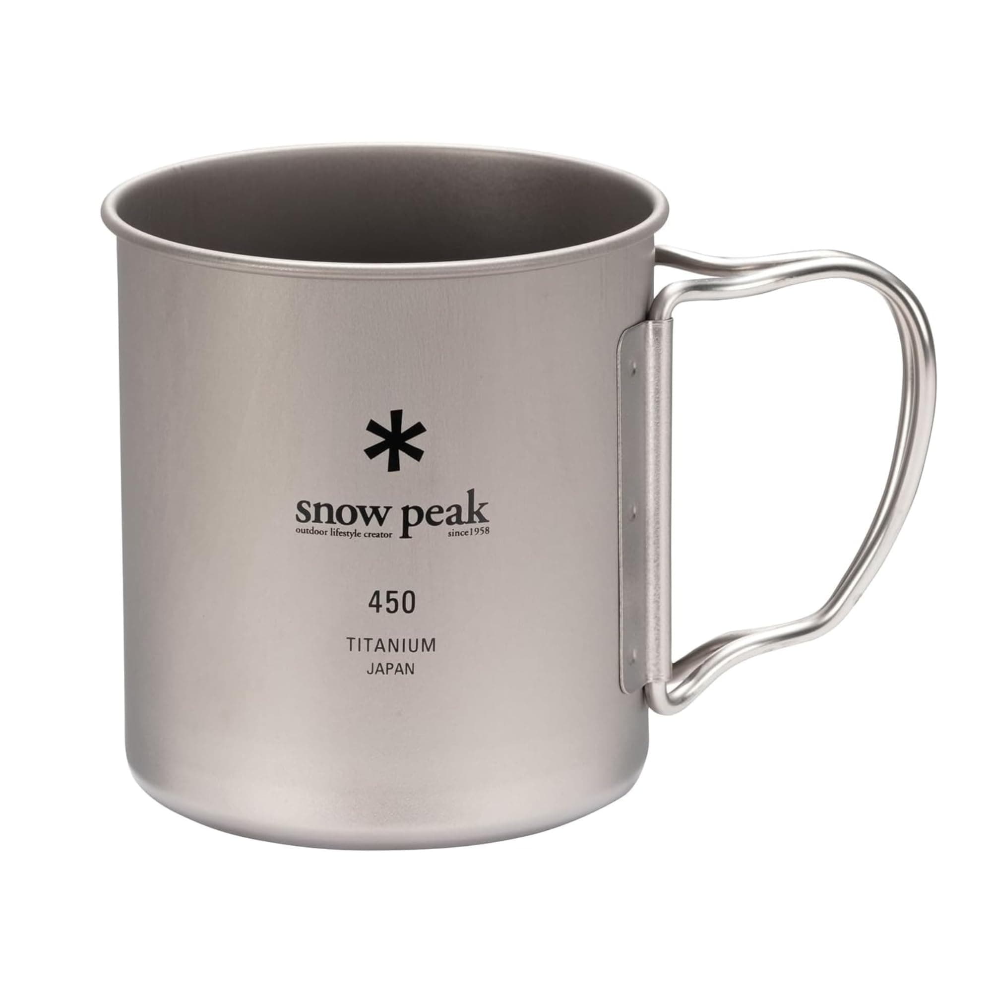 Japanese Titanium 450 Mug Camping, Backpacking, Cooking, Drinking Mug