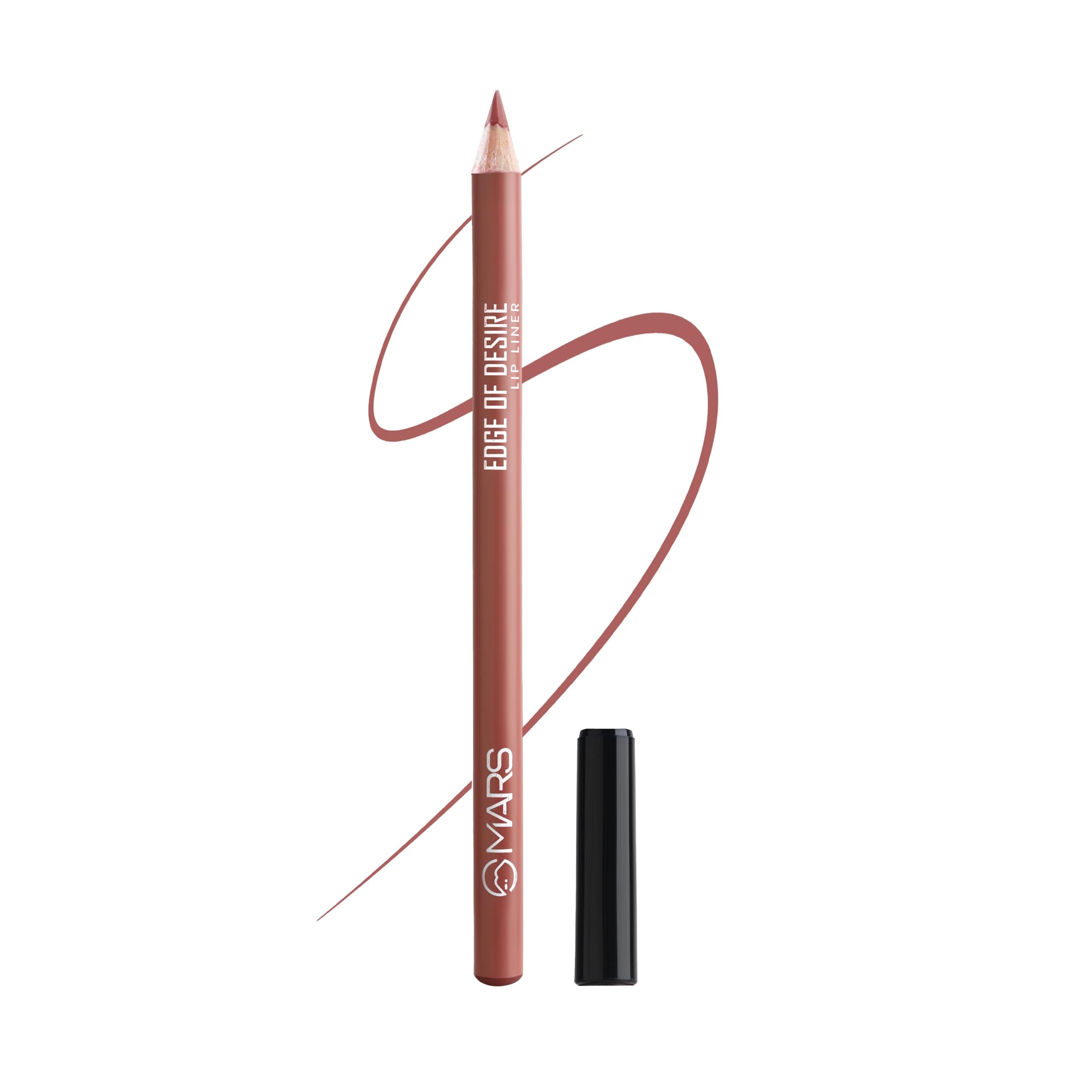 Matte Lip Liner | One Swipe Smooth Application | Long Lasting Lip Pencil (1.4gm) (08-NUDE SPELL)