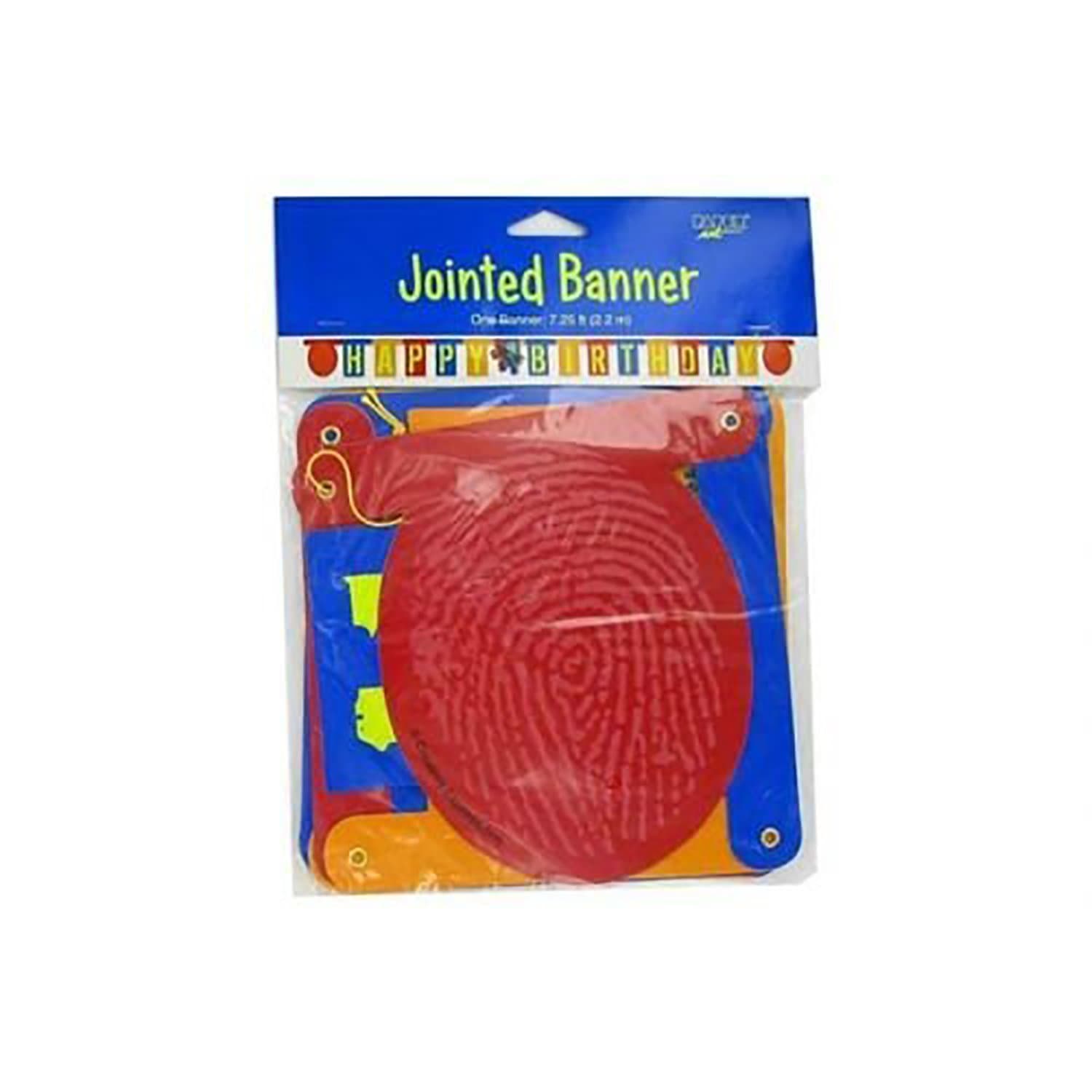 1 Package - Top Secret I Spy Detective Agent Sleuth Jointed Happy Birthday Party Banner 7.25 Ft