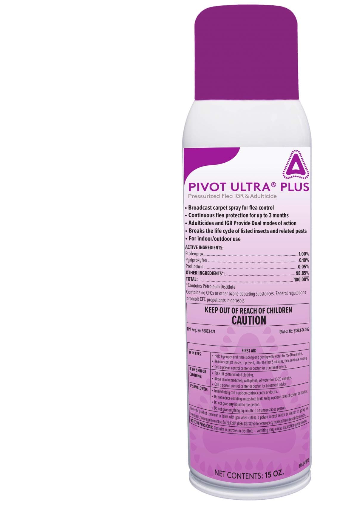 CSI 15 oz Pivot Ultra Plus Flea Aerosol
