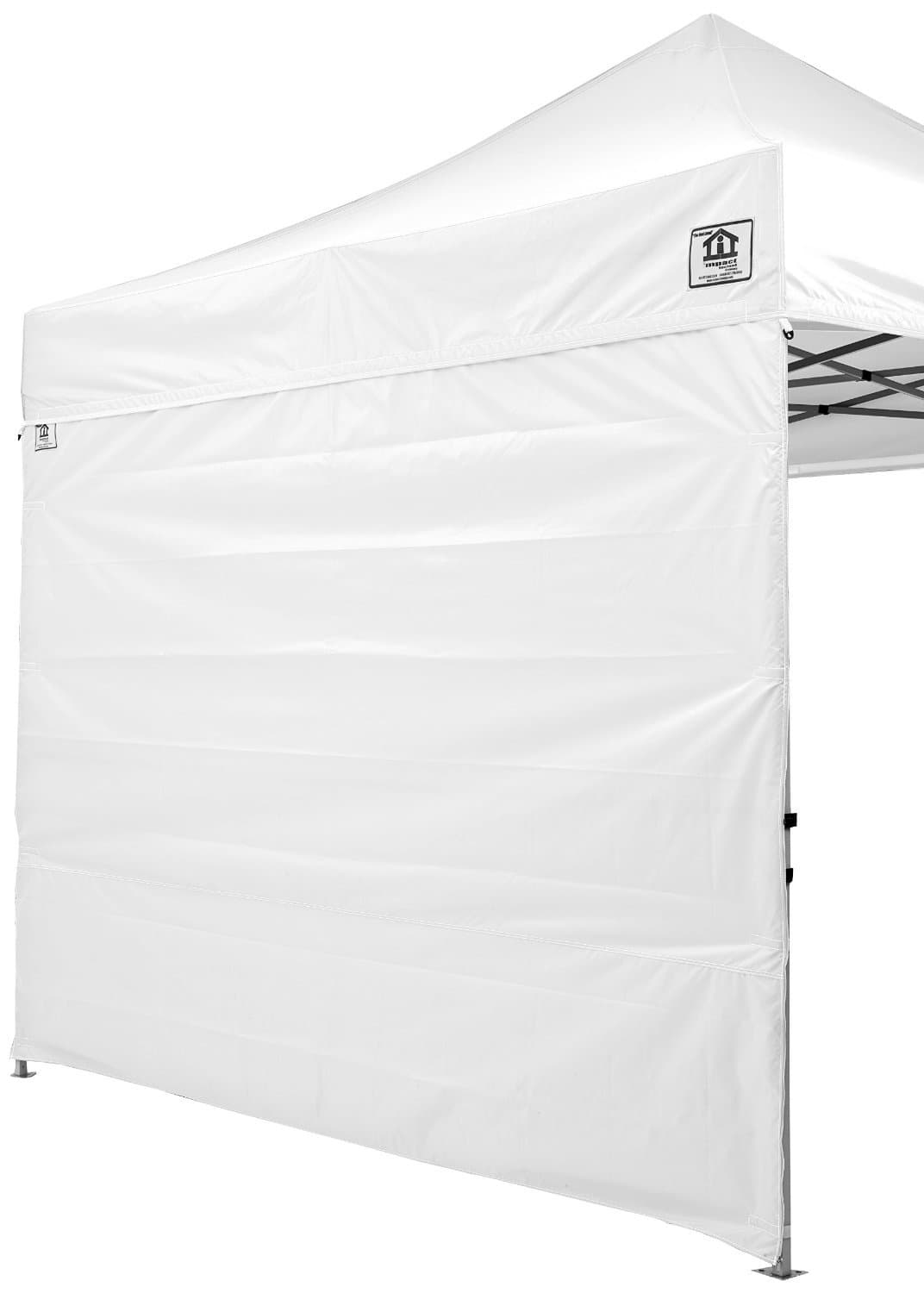 Impact Canopy 10x10 Canopy Tent Solid Sidewalls/Screen Room Sidewalls Combo Pack (White)