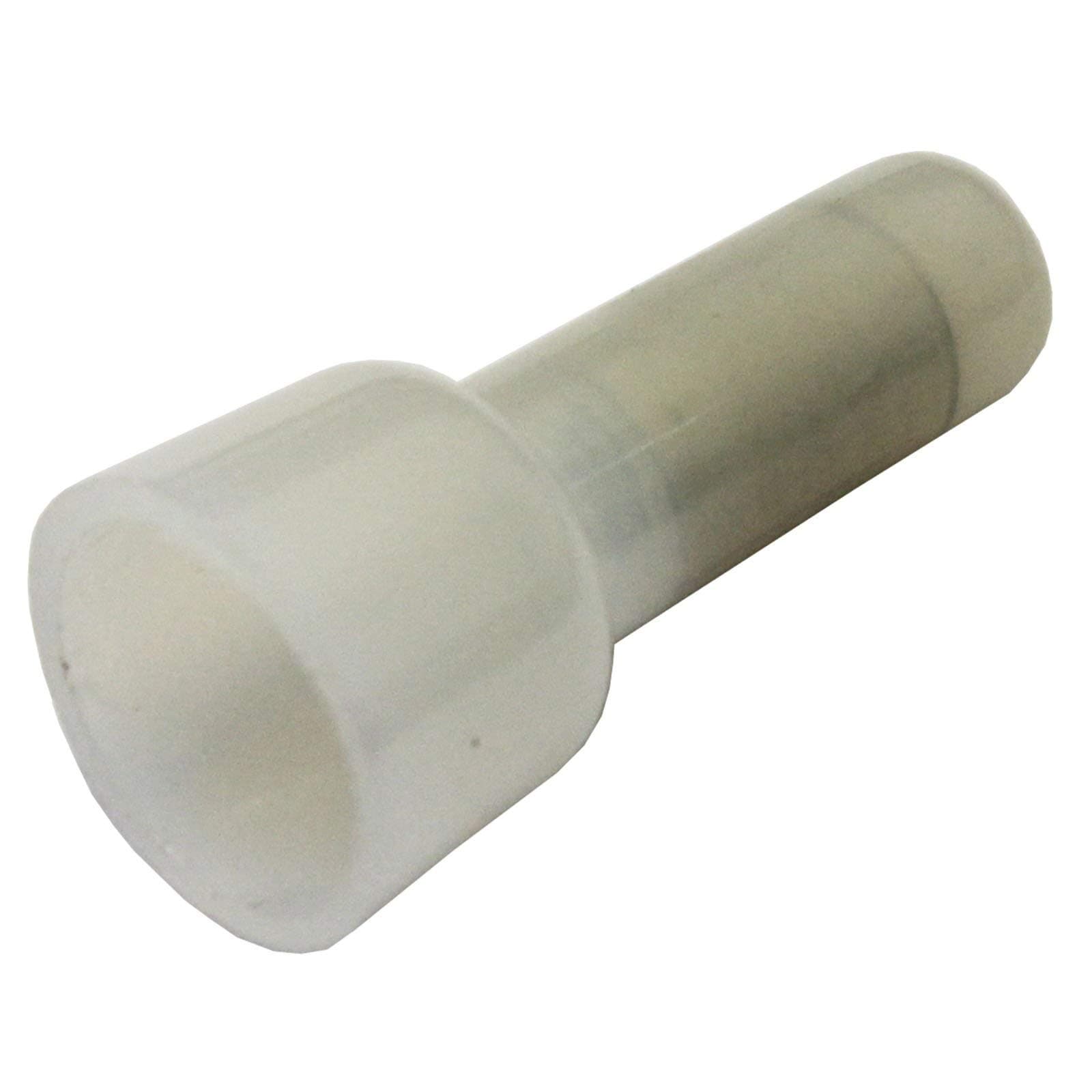 All Trade Direct 20 x Medium Closed End Connectors Clear Nylon Insulation Wire Crimp Terminals