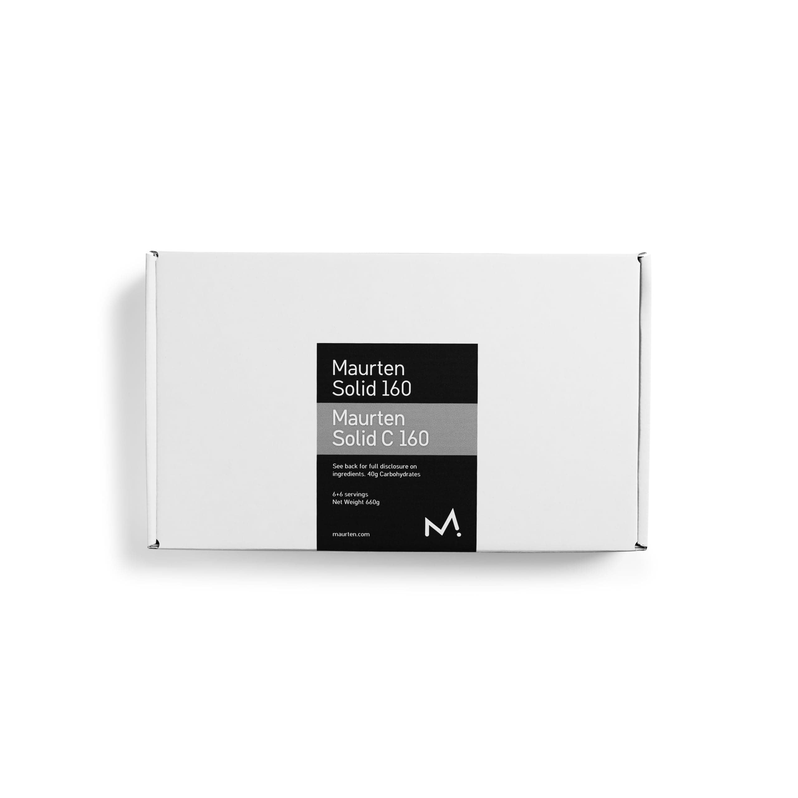 Energy Bar Mix Box 6x Solid 160, 6x Solid C160 - Box with 2 Mini-Bars on Oat-Rice Base - Power Bar with 40 g Carbohydrates for Endurance Sports like Marathon - Low Fiber, Vegan, Gluten-Free