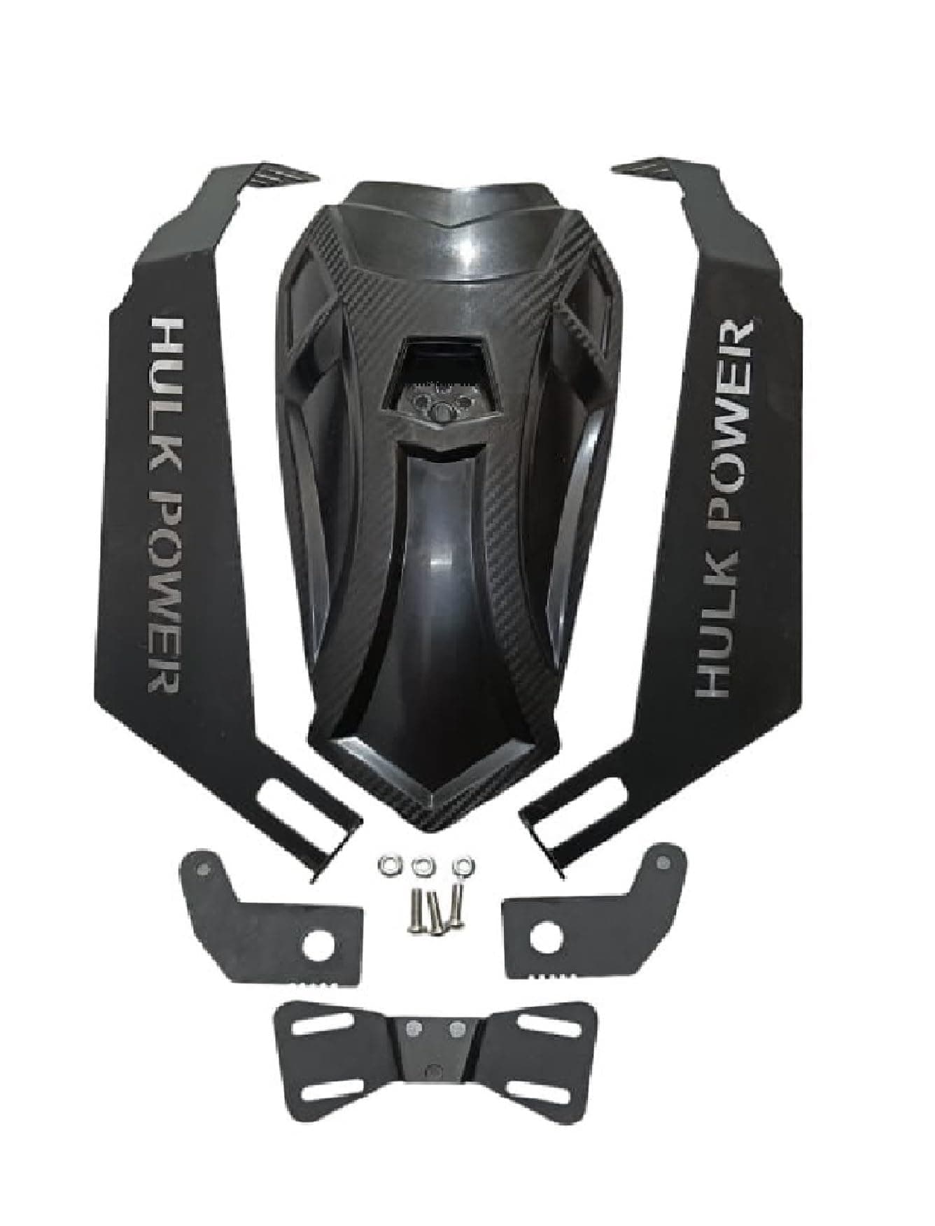 Gate 7 Hulk Power Tyre Hugger,Splash Guard,Mudguard for Bikes Motorcycles, Universal Fitting, Strong Plastic Body