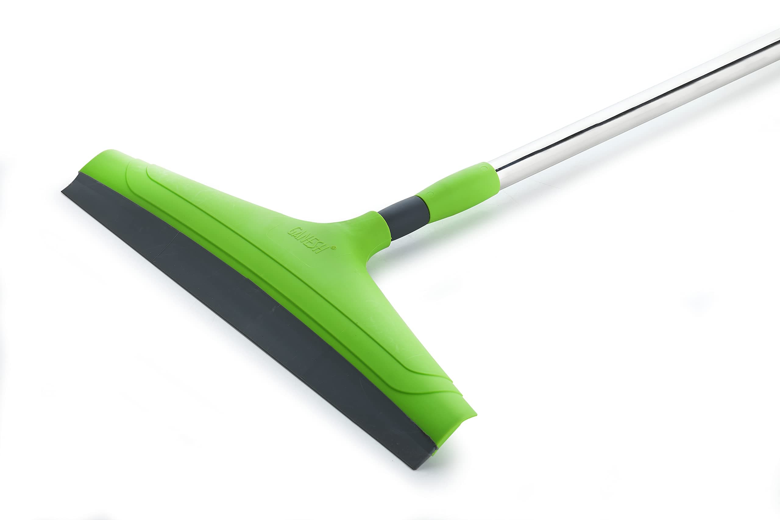 Multipurpose Adjustable Stick Telescopic Handle Floor Squeegee Plastic Wiper for Cleaning Surface/Kitchen/Terrace - 16 Inch (40 CM)