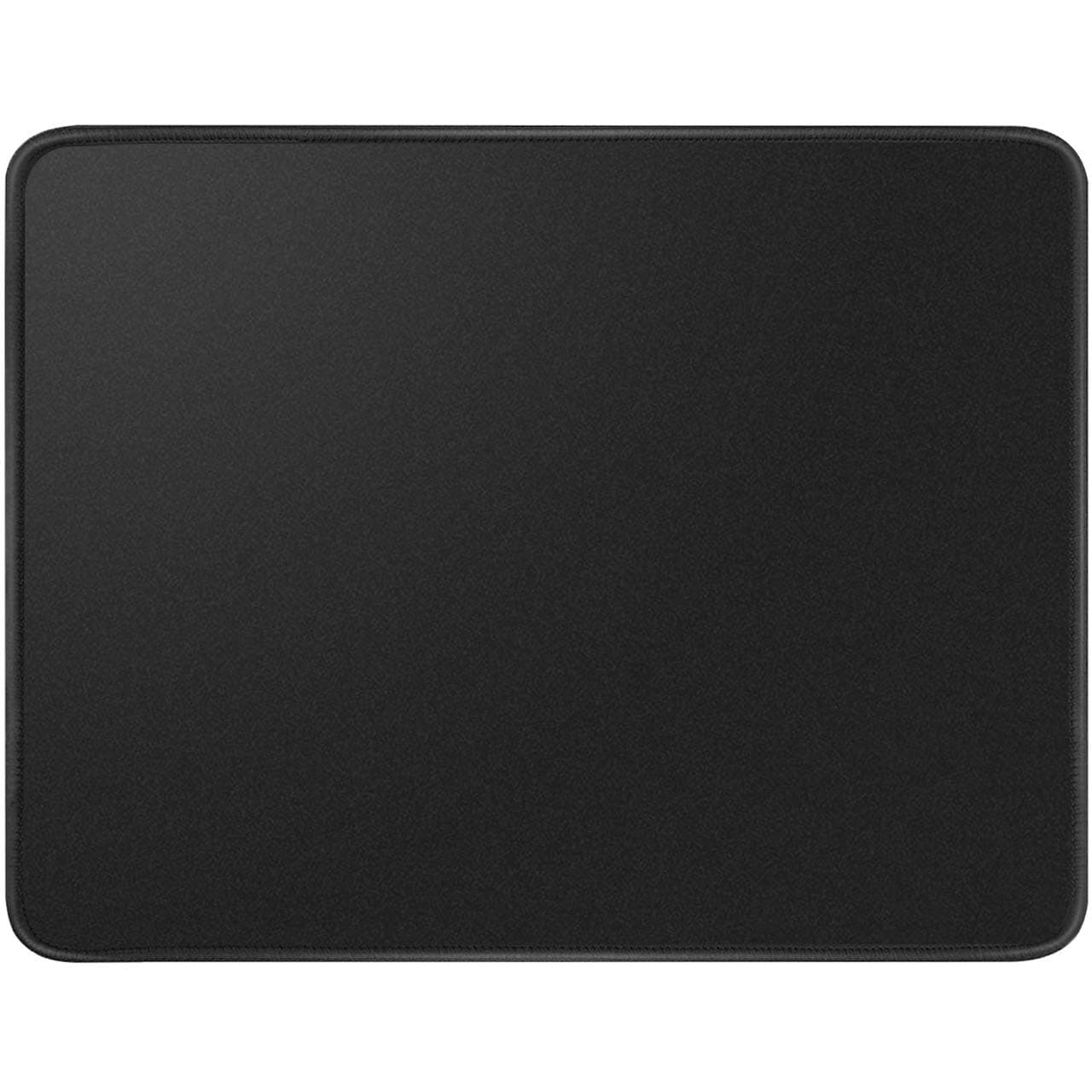 Mouse Pad with Stitched Edge, Non-Slip Rubber Base, Premium-Textured and Waterproof Mousepad for Computers, Laptop, Office and Home, 260x210x3mm, Black