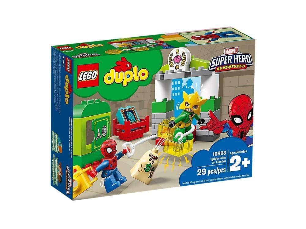 LEGO DUPLO Marvel Super Hero Adventures Spider Man vs Electro 10893 Building Blocks (29 Pieces)