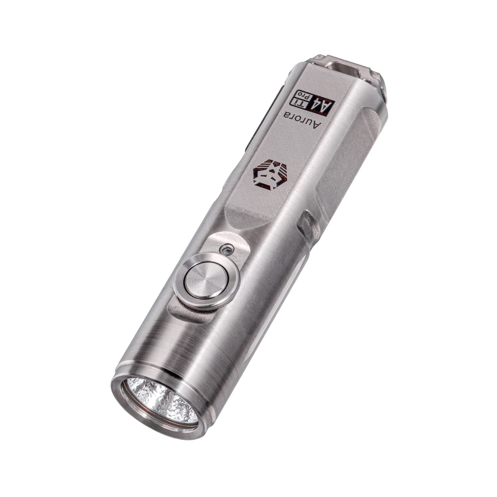 RovyVon A4 Pro Titanium Keychain Flashlight, 650 Lumens USB C Rechargeable Premium EDC Keyring Flashlight for Everyday Carry, Hiking, Dog Walking, Outdoor