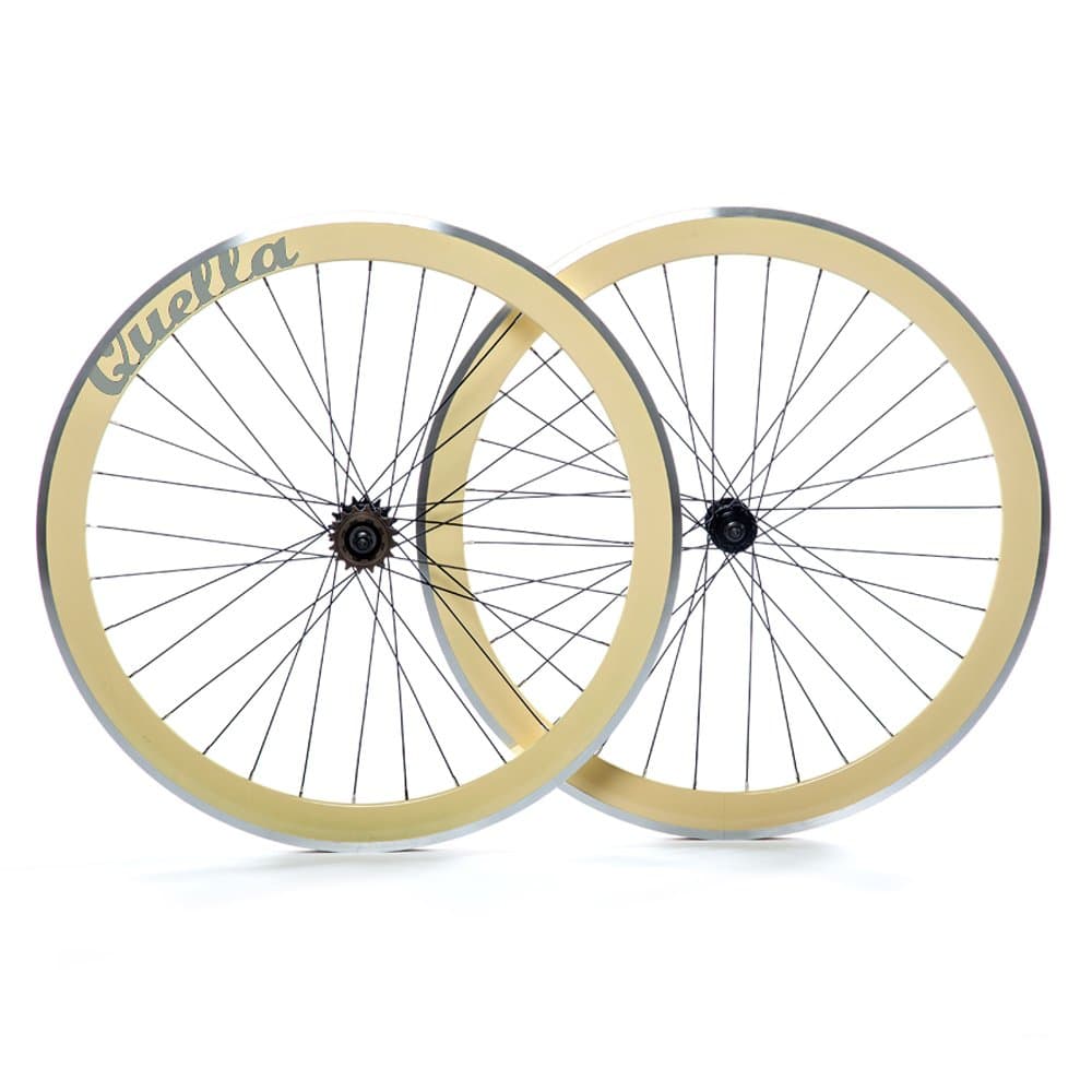 Quella Cream 40mm Deep-V 700C Wheelset