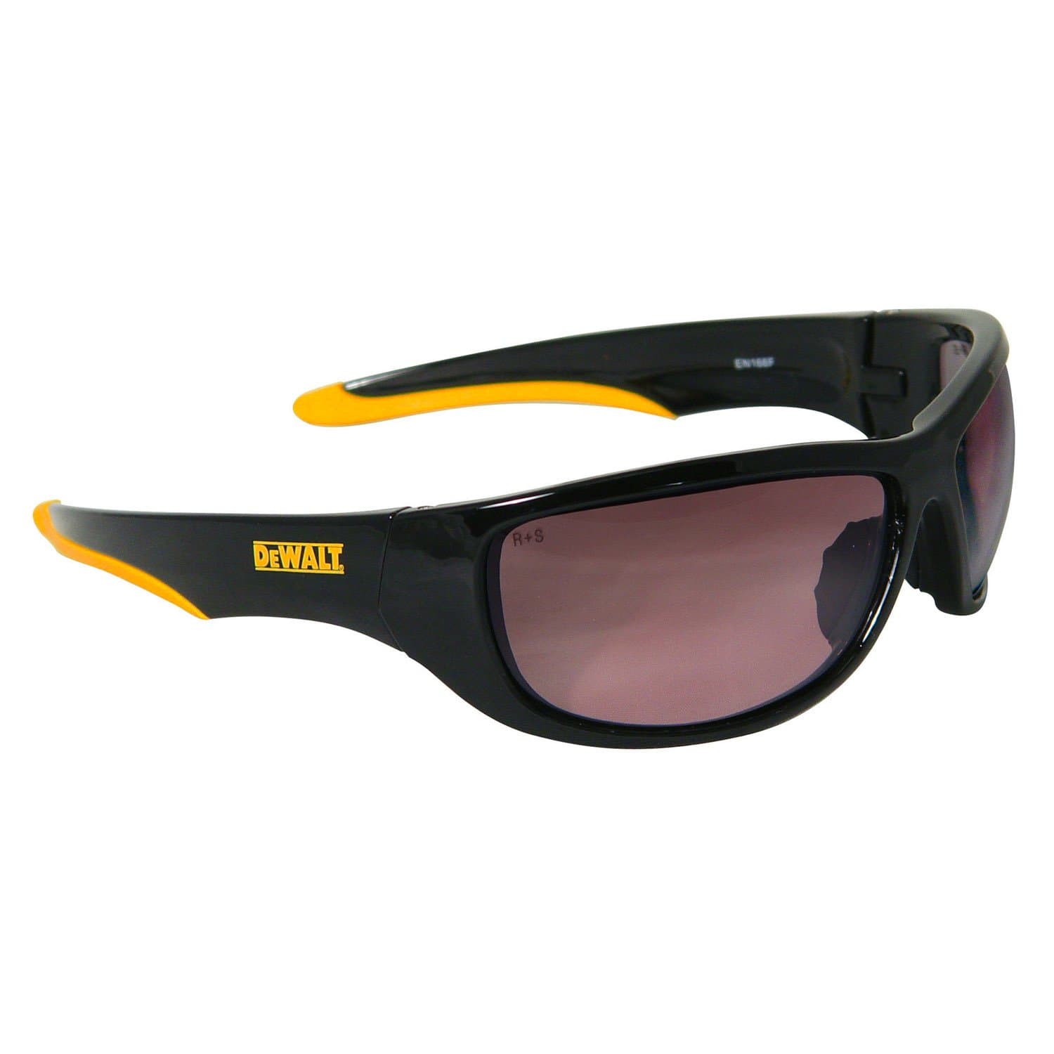DEWALT DPG94-GLC Dominator™ Z87+ Safety Glasses – Black Full Frame & Gradient Lens – Rubber Temples & Nosepiece – 1 Pair