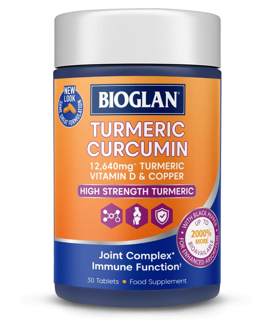 Tumeric Curcumin With Bioperine 12640mg - Maximum Absorption, Anti Inflammatory and Joint Health Supplement, Supports Immune System, With Vitamin C, Vitamin D, and Copper, 30 Tablets