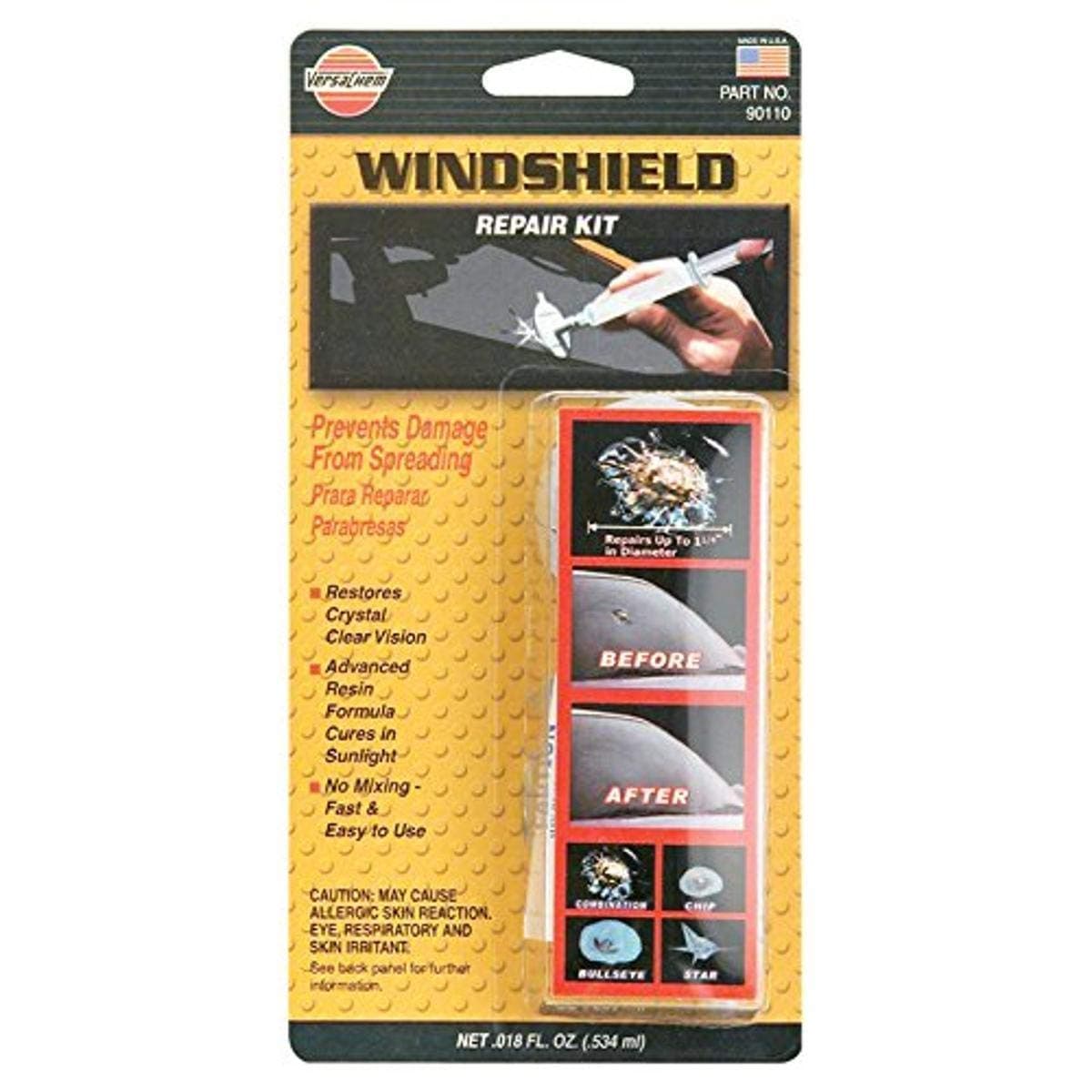 Versachem 90110 Windshield Repair Kit - 0.18 fl. oz.
