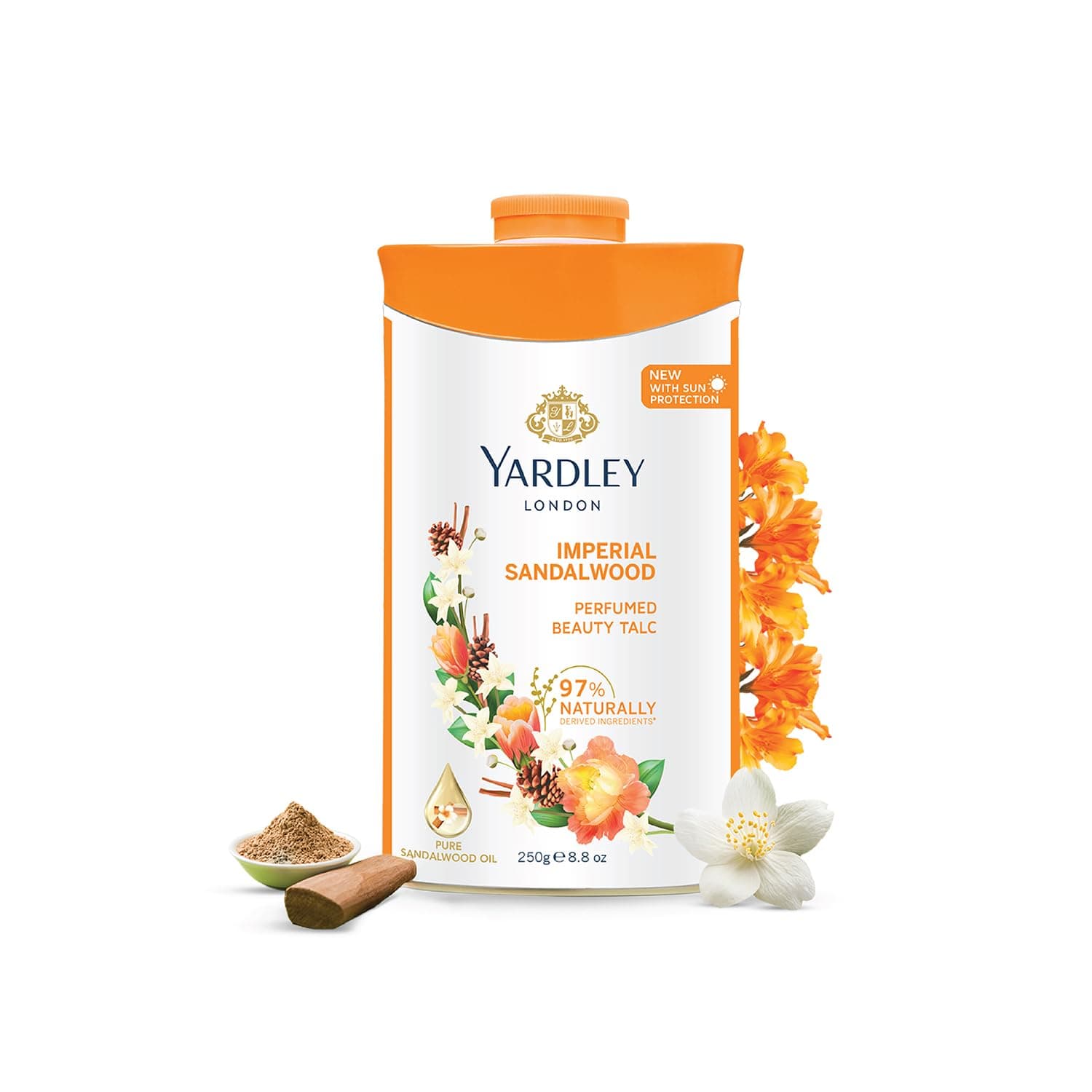 Sandalwood Perfumed Talc, 250 g