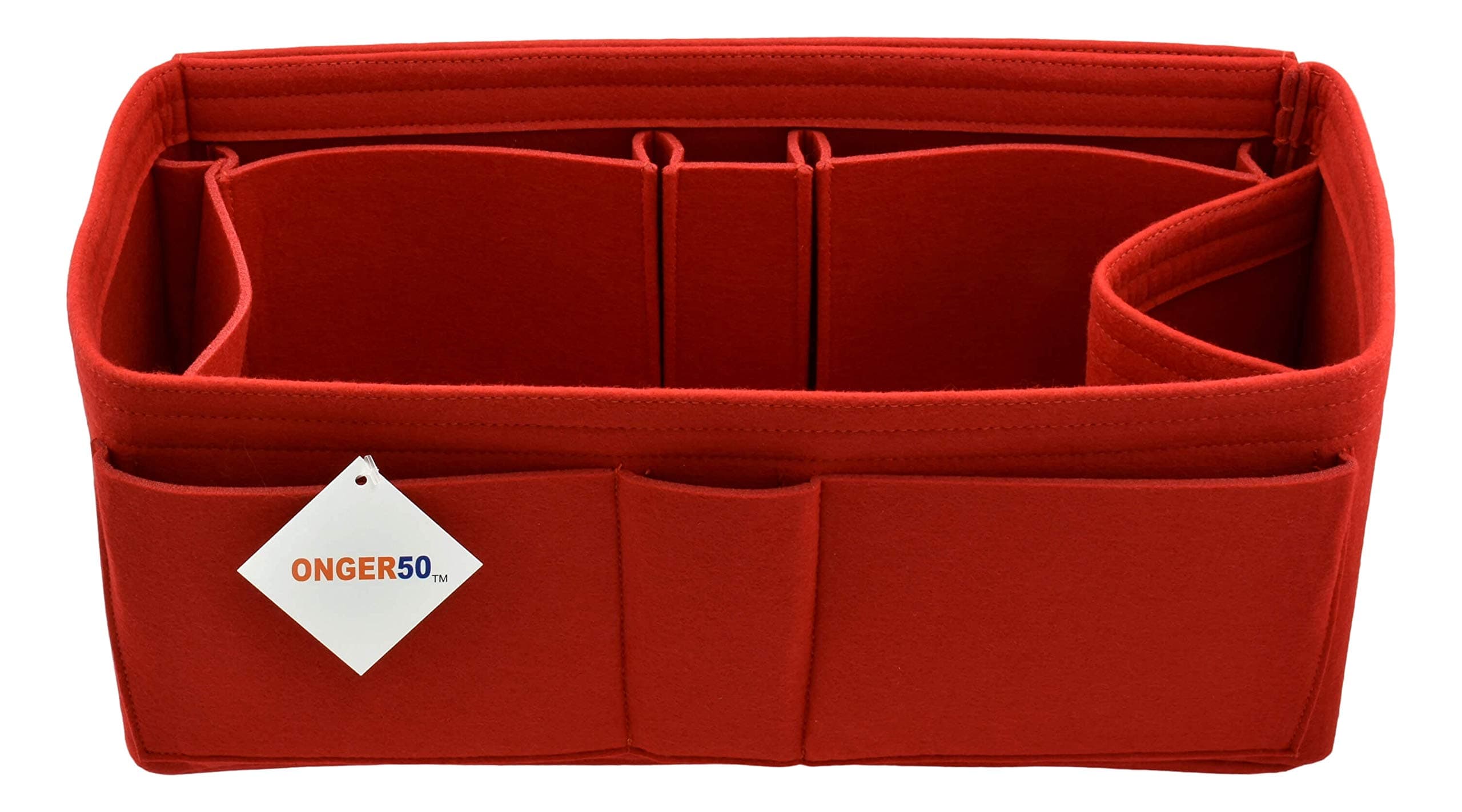 Felt Purse Handbag Tote Organizer Insert - Multi Pocket Storage Liner & Shaper