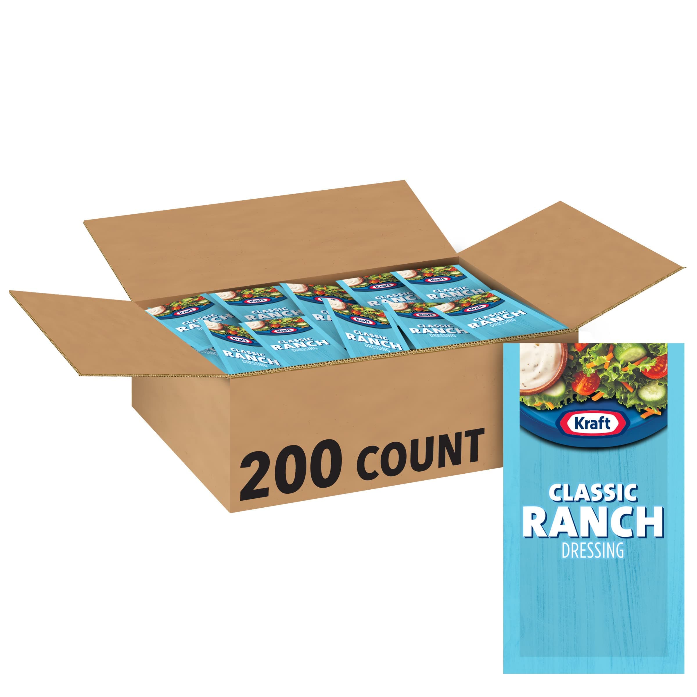 Good Seasons Kraft Ranch Salad Dressing (0.44 oz Packets, Pack of 200)