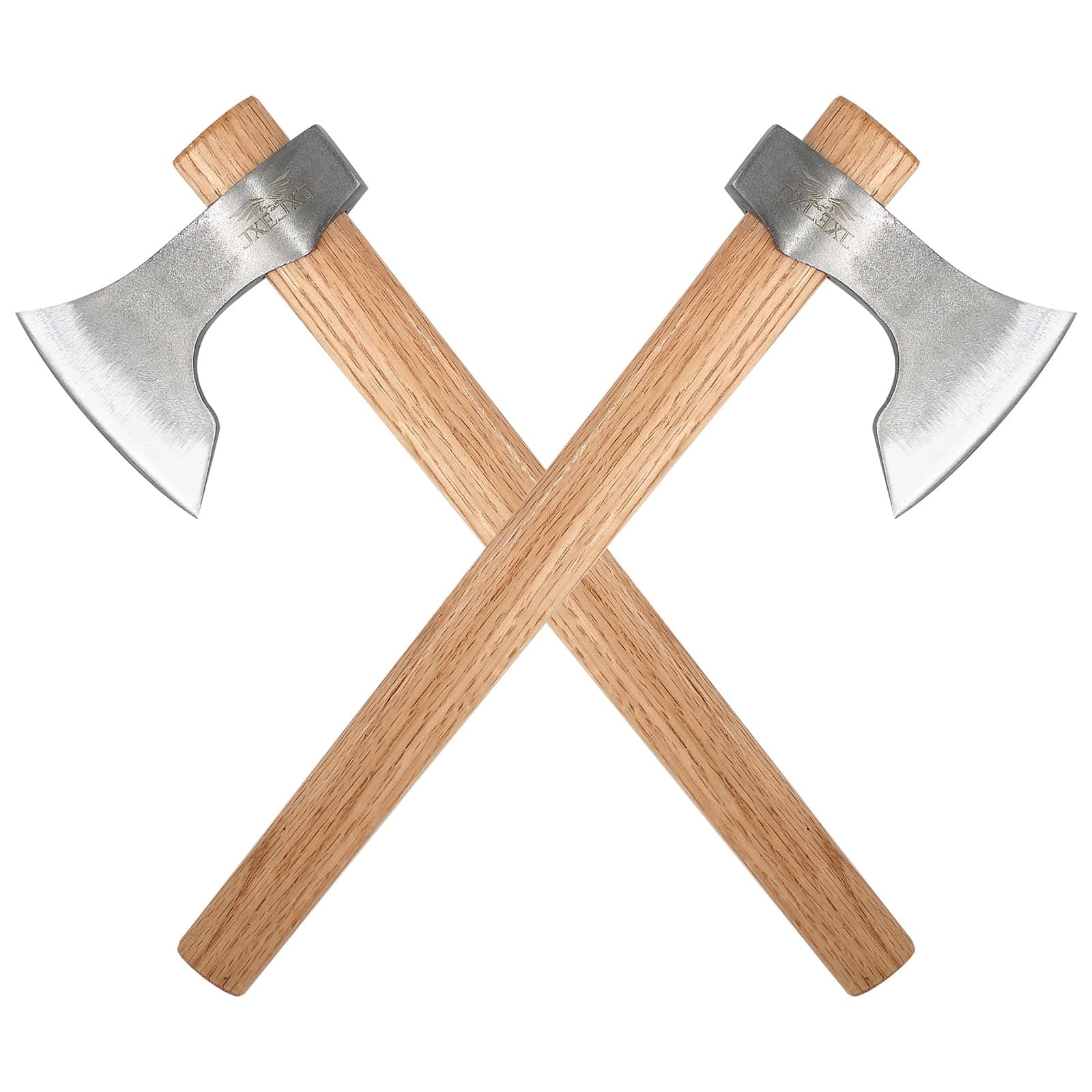 Throwing Tomahawks 2Pack - 16.5" Beech Handle - Forged Axes for Throwing and Outdoor Adventures