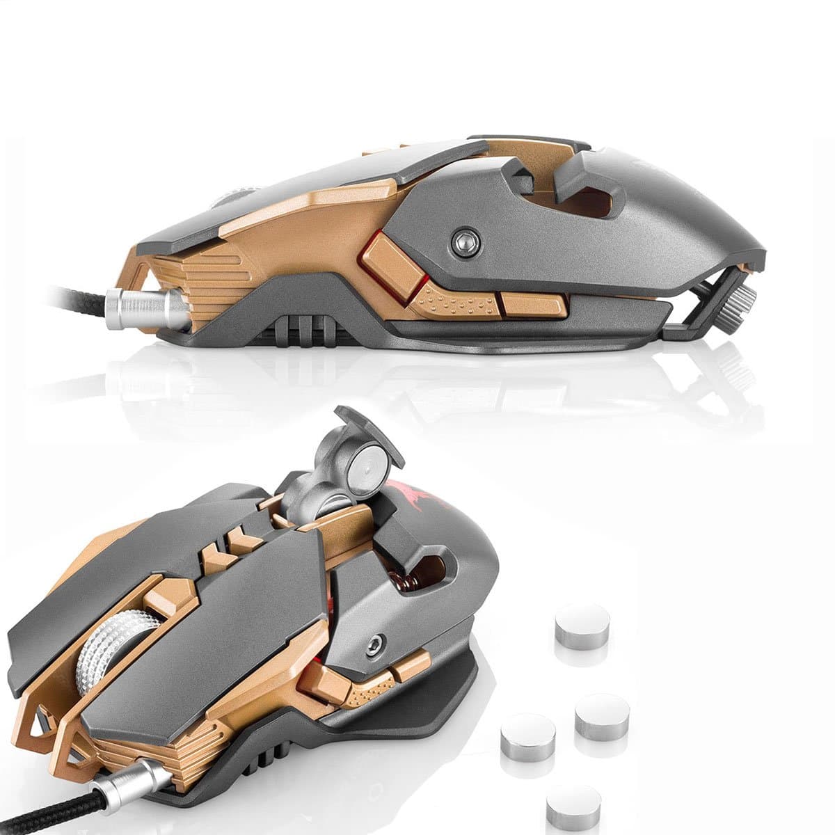 Computer Gaming Mouse Mice Combatwing CW30 USB Wired 3200DPI Weight Tuning
