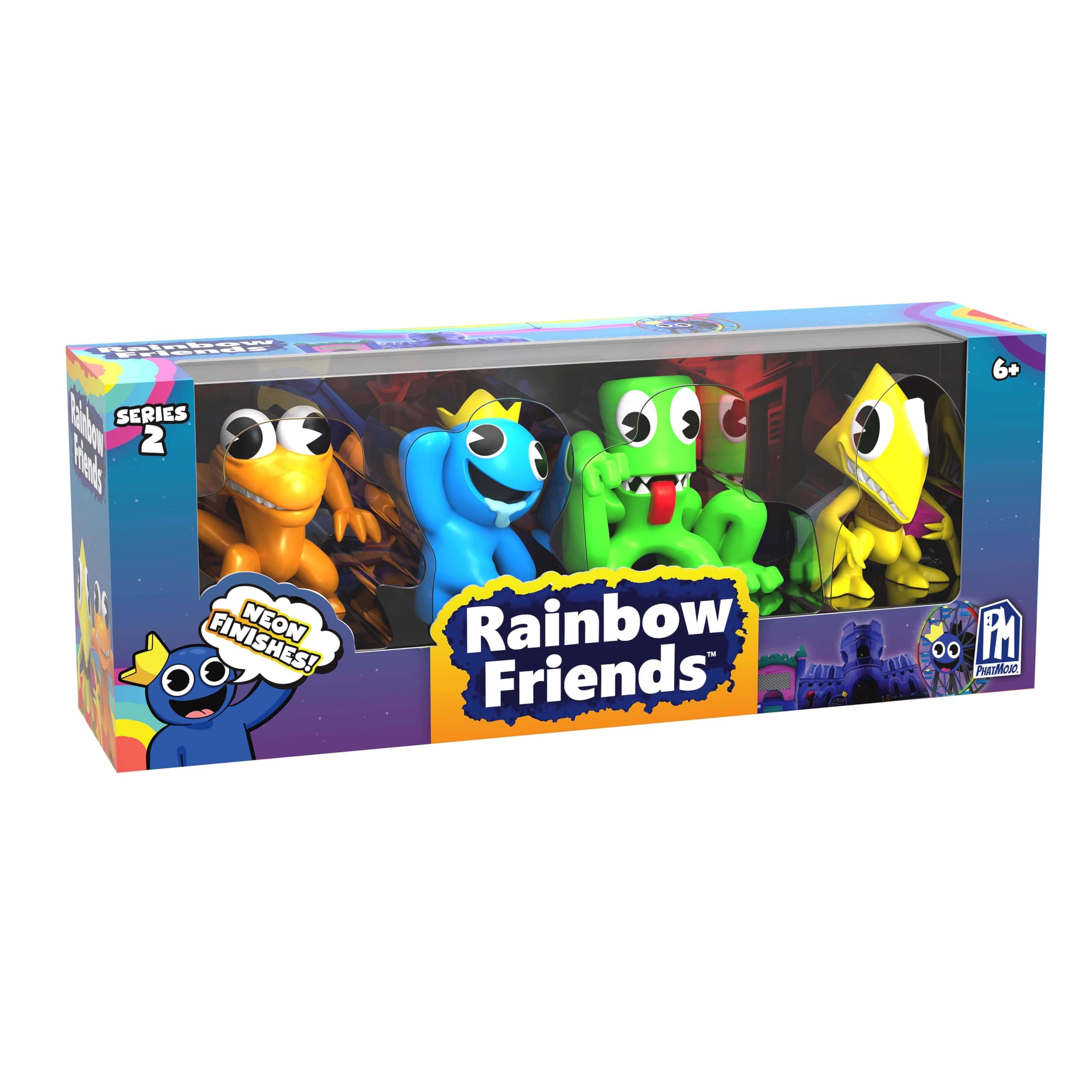 Rainbow Friends – Minifigure 4-pack – Neon Finish – Series 2