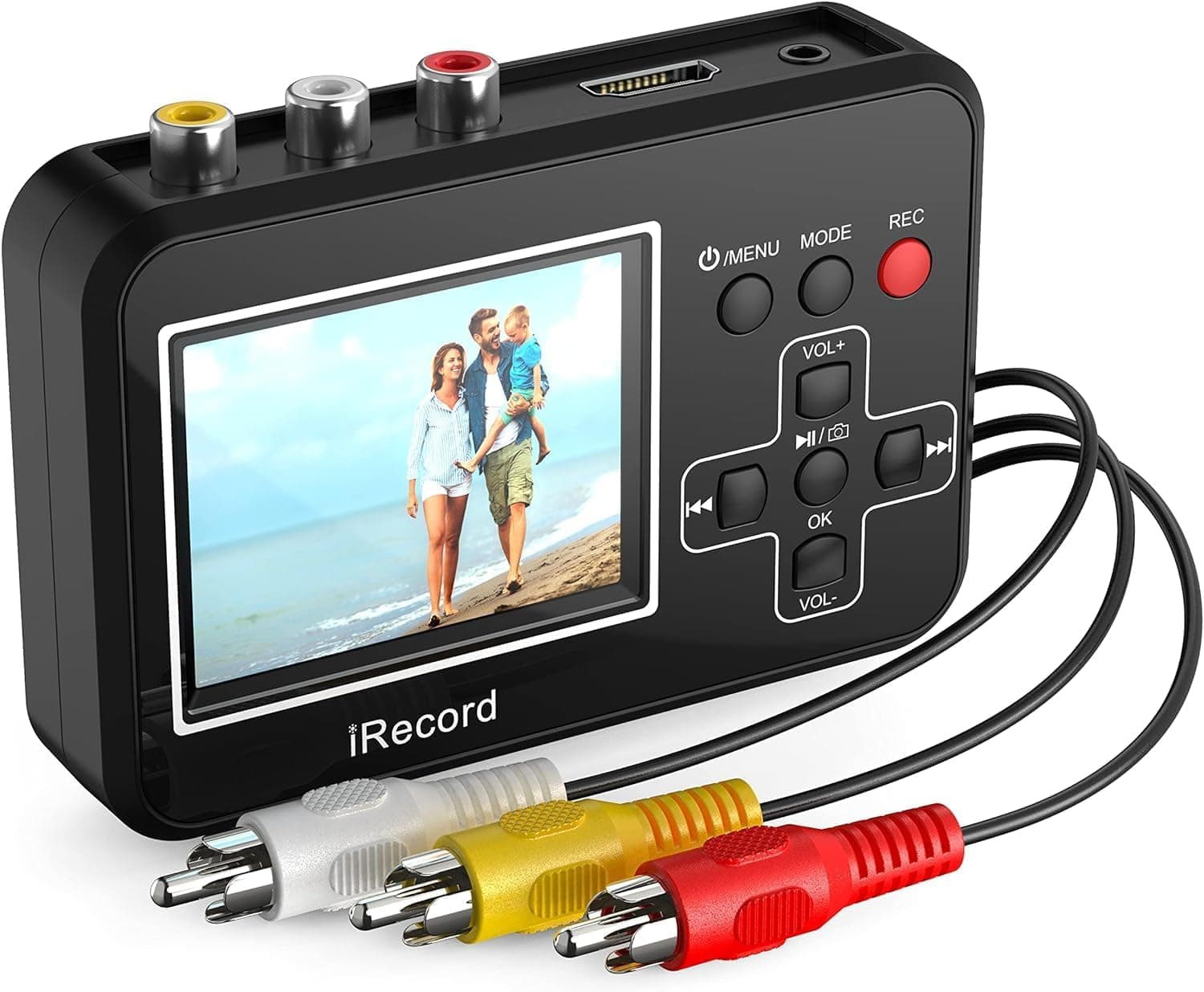 VHS to Digital Converter, Mini Video Capture Device, Record Video from DVD, VCR's, VHS Tapes, Hi8, RCA, TV Box, Camcorder and Gaming Systems