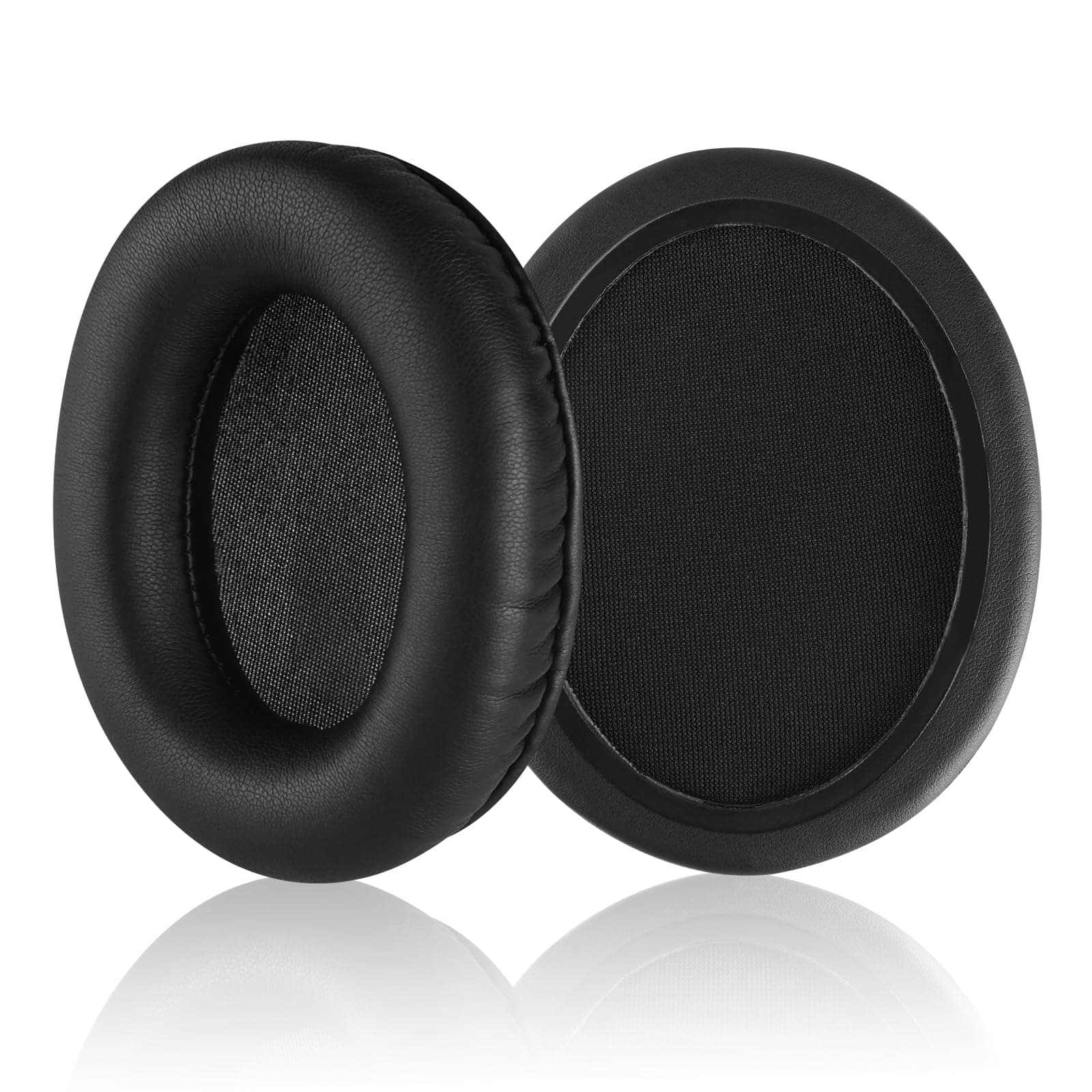 Earpads Replacement compatible with Kingston HyperX Cloud II Gaming & HyperX Cloud 2 Headphone Ear Pads Protein Leather & Memory Foam Headset Ear Cushion Cover Pads (1 Pair, Black)