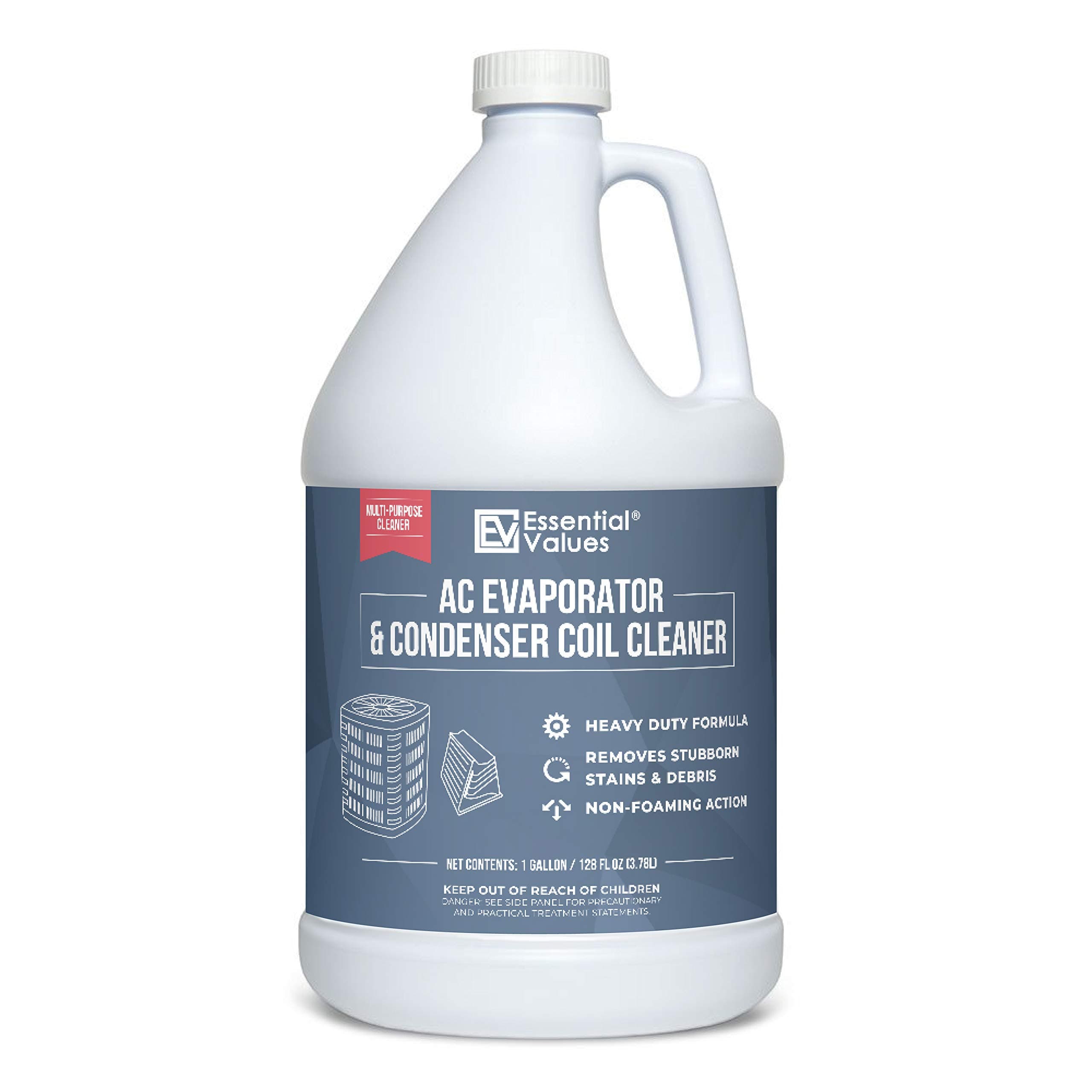 Coil Cleaner for AC Unit (Gallon) | AC Coil Cleaner That is Non Foam Formula for Condenser Coils - Heavy Duty Professional Grade & For Commercial & Residential Air Conditioner