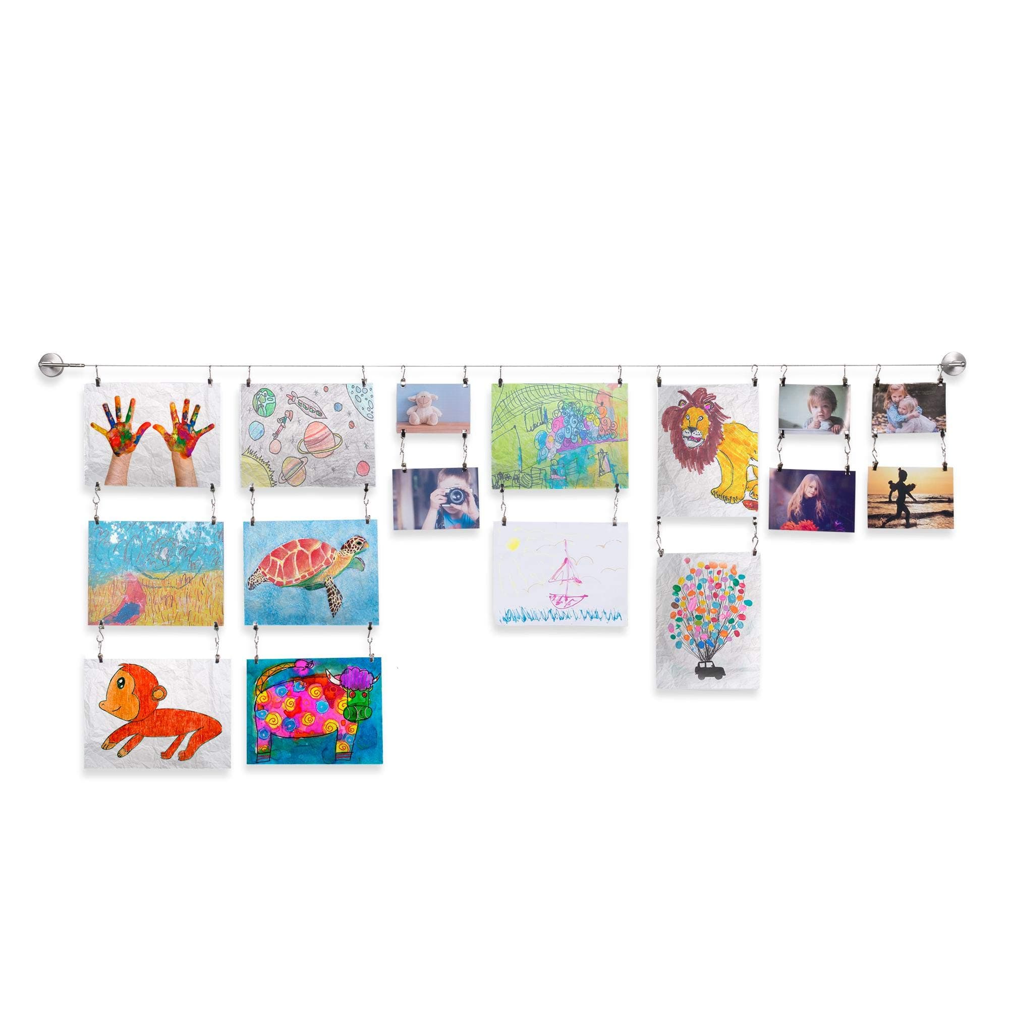 Hanging Curtain Rods 24 Clips