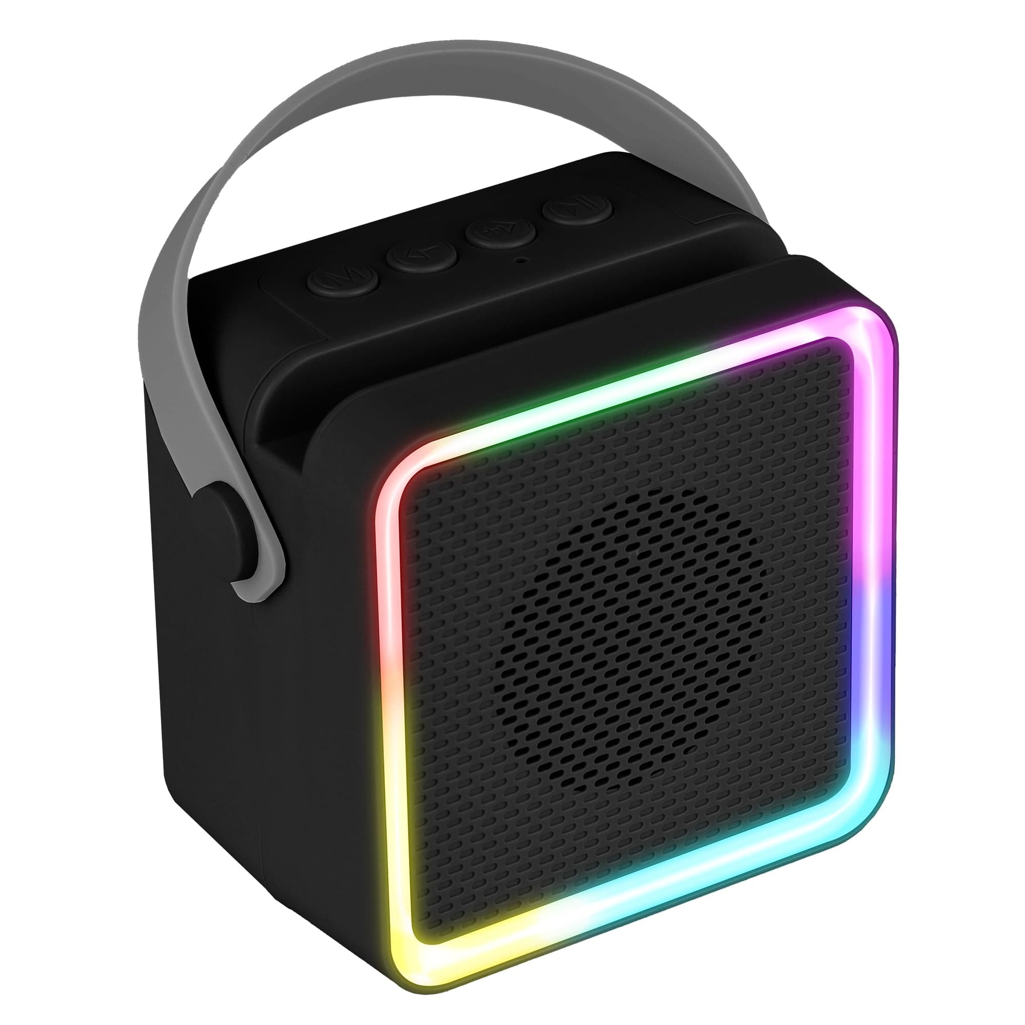 County 8, Portable Bluetooth Speaker, 8 Watts, Upto 7 Hours Playback, Passive Radiator, BTv5.3 | TWS | USB | mSD, RGB LED, Call Function, Compact Design, Carry Strap (Black)