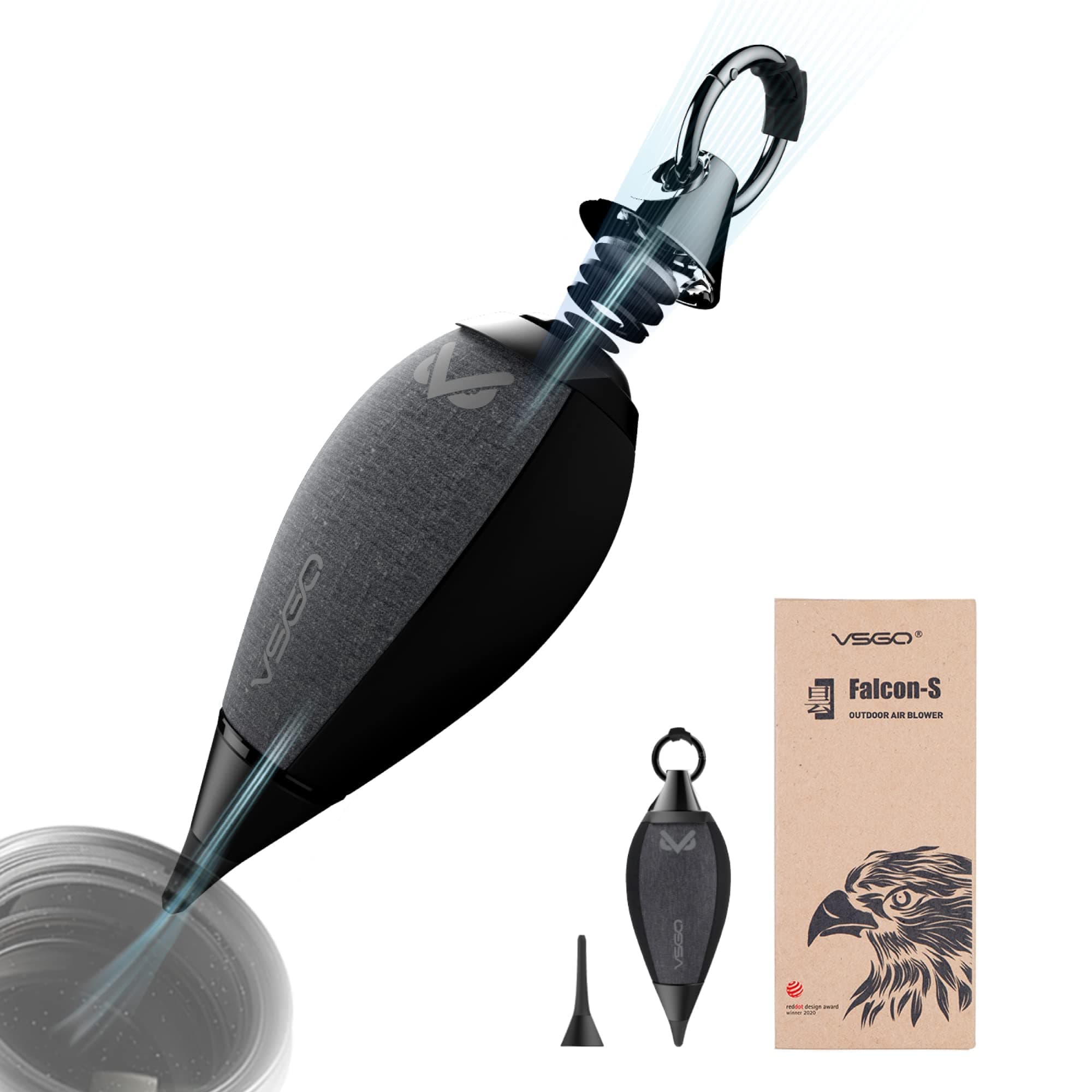 VSGO Camera Air Blower V-B03E Outdoor Portable Sensor Cleaning Kit Lens Air Blower Lens Blower for Camera Lens Sensor CCD CMOS Cleaning