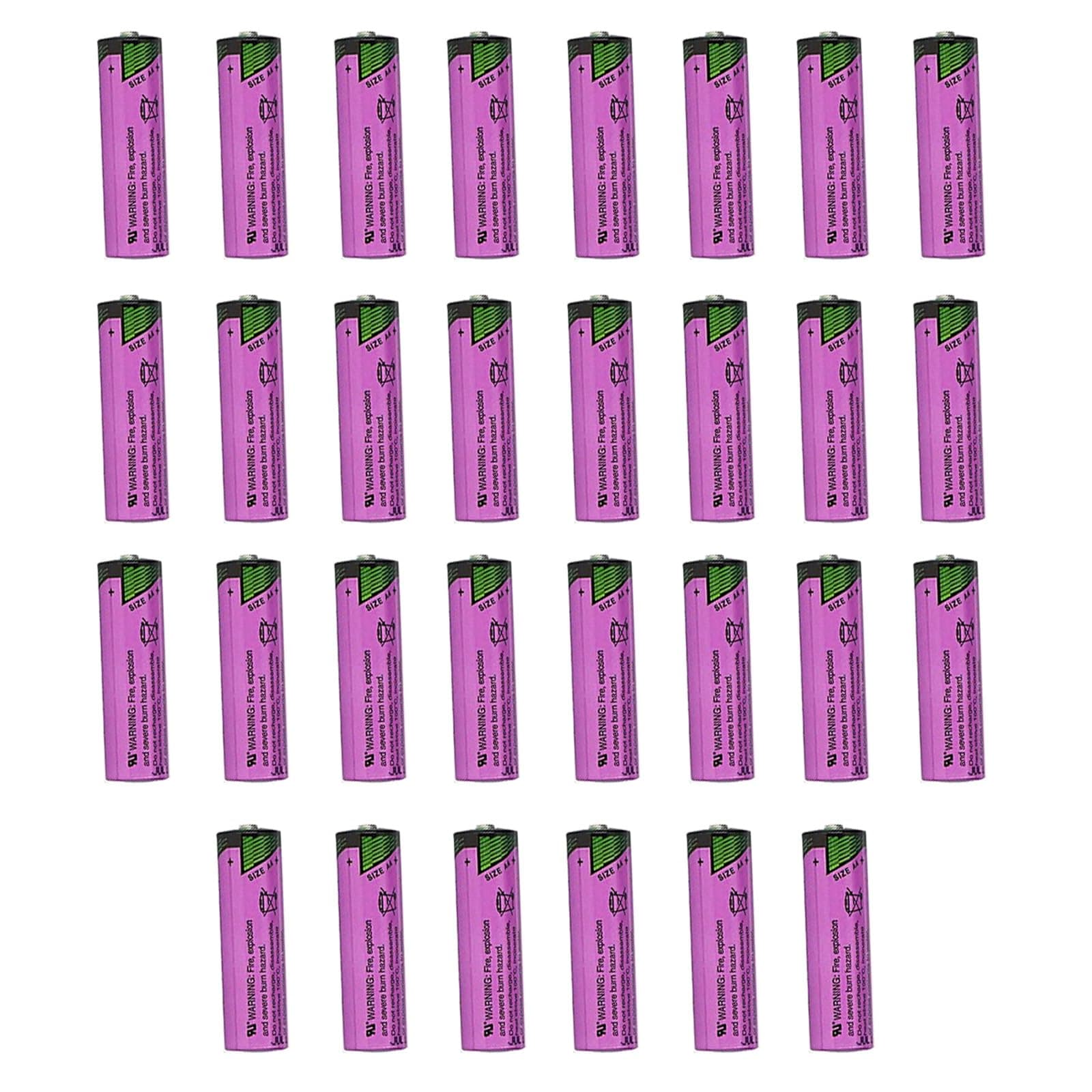 (30 Pack) SL-760 3.6v 2200mAh PLC AA Lithium Battery for Tadiran SL-760