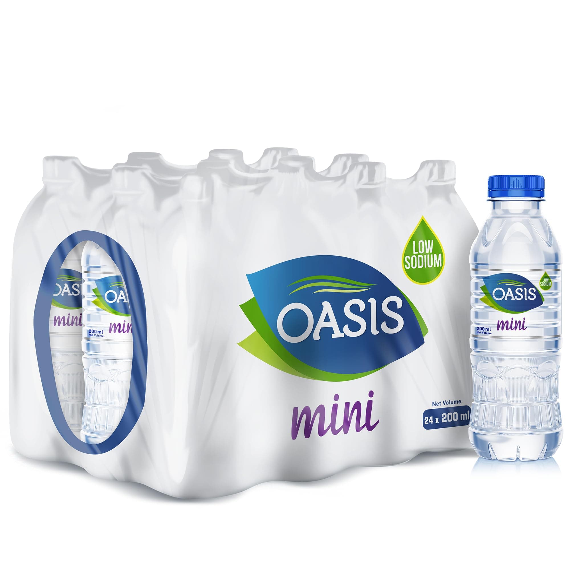 Oasis Still Drinking Water, 24 x 200 ml