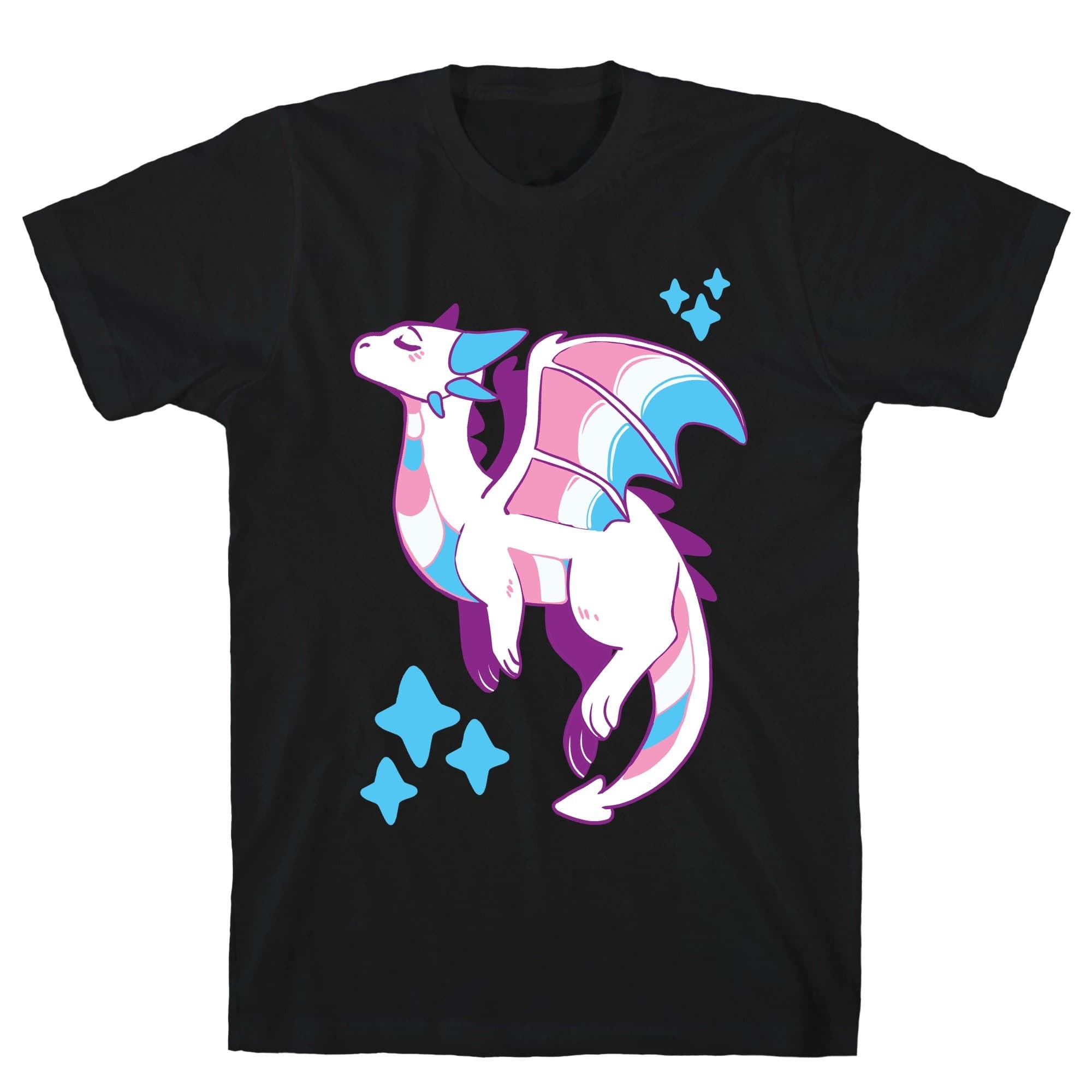 LookHUMAN Pride Dragon Men's Cotton Tee