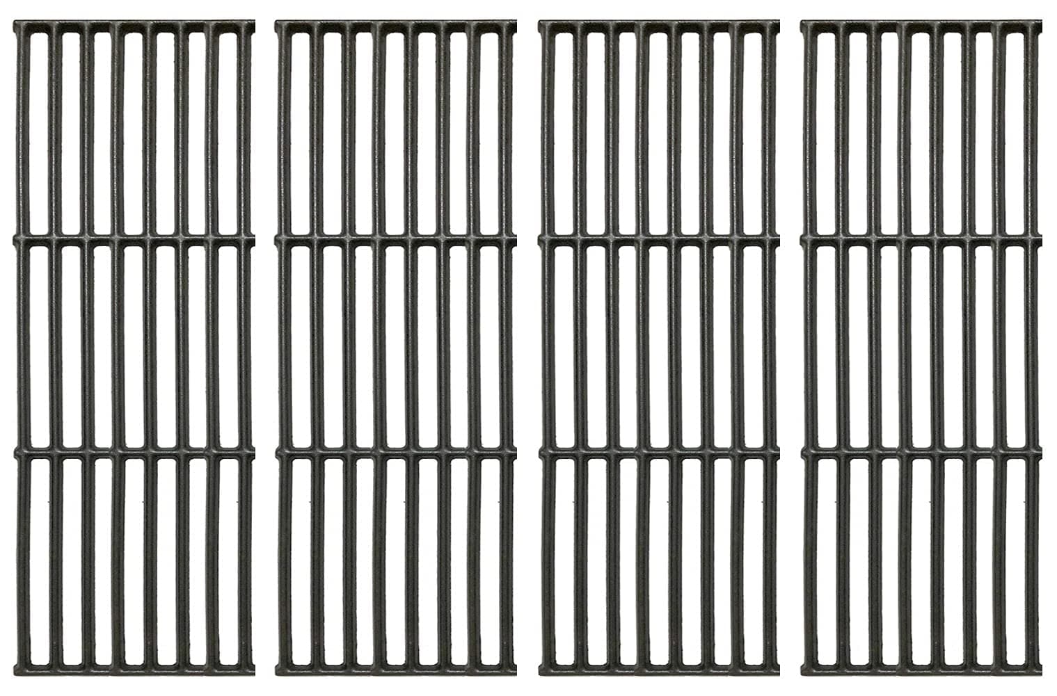 C6602D (4-Pack) 17 3/8" Cast Iron Cooking Grates Replacement for Broil King Baron 320, 340, 420, 440, 490, Huntington 2122-64, 2122-67, 6020-54, 6020-57, 6020-64, 6020-67, 6023-89 Broil-Mate