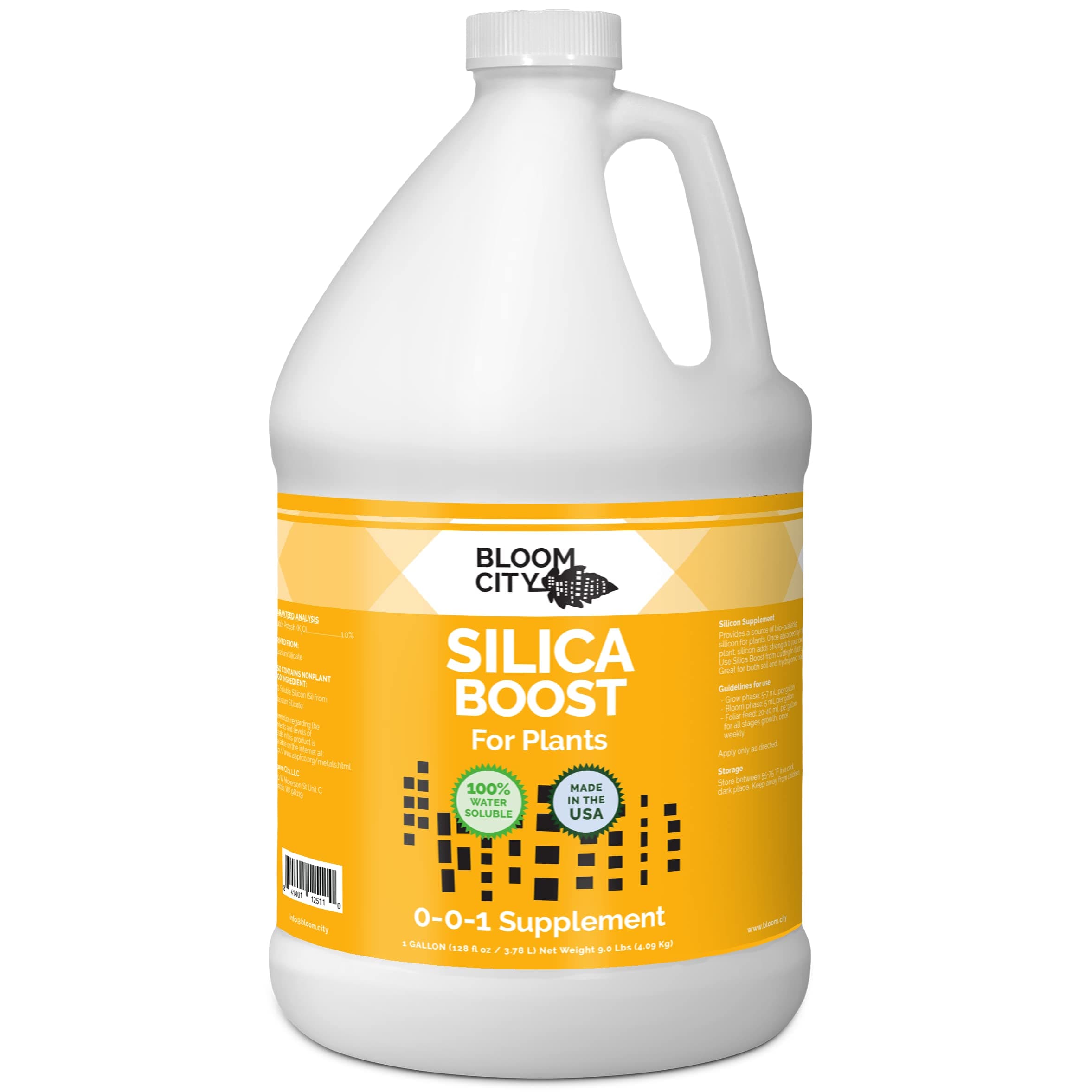 100% Organic Silica Boost Growing Supplement 128 oz