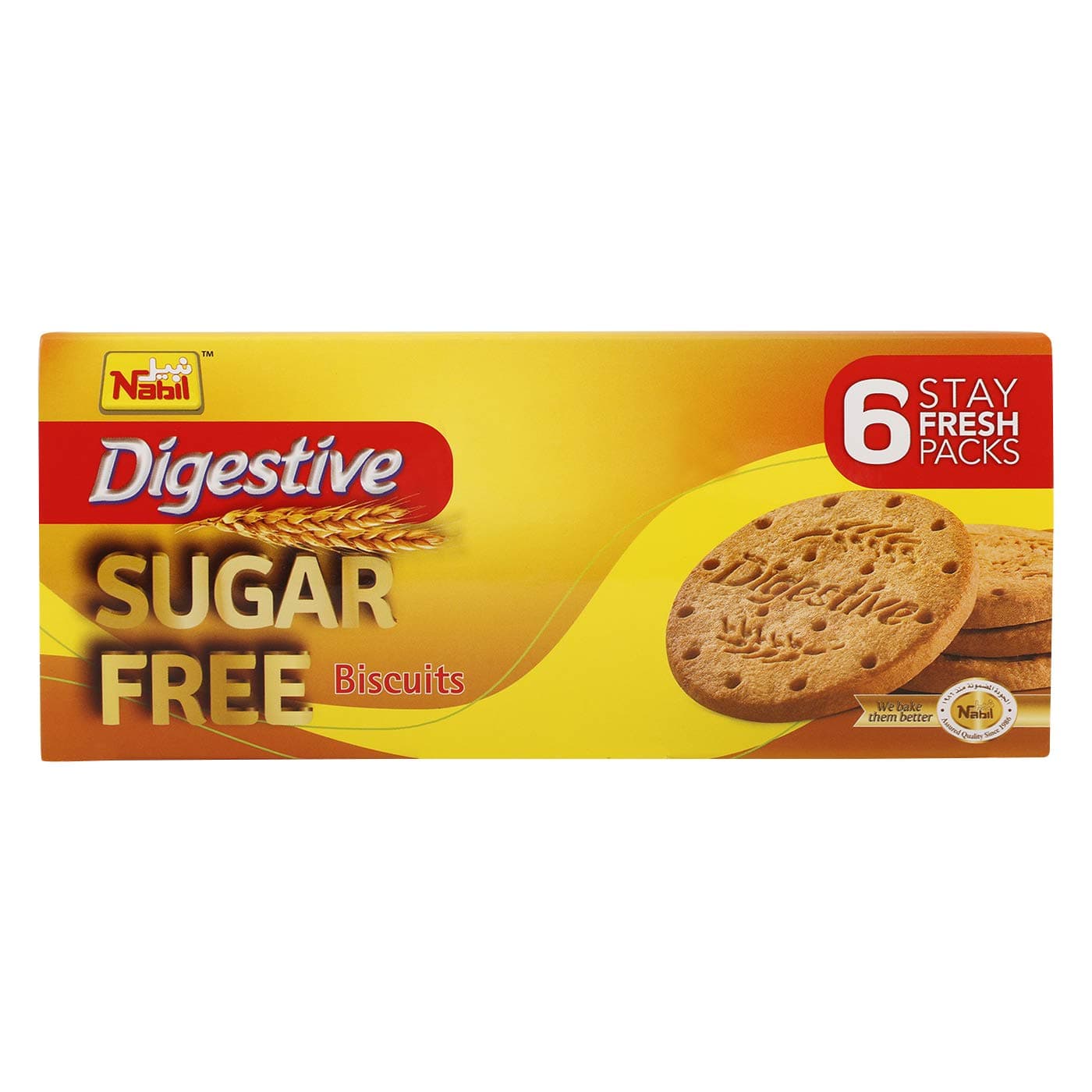 Nabil Digestive Sugar Free Biscuits 250 g