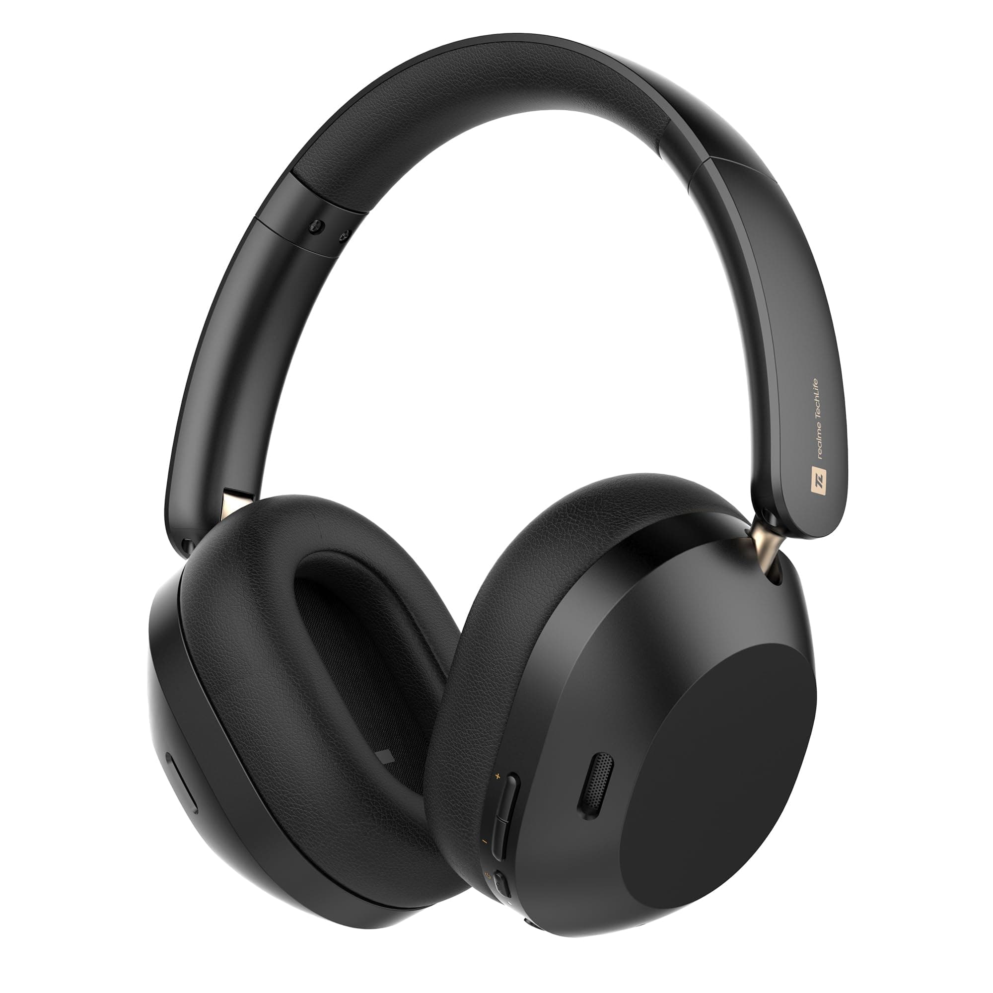 TechLife Studio H1 Over The Ear Over Ear Wireless Headphone with 70Hours Playtime 360° Spatial Audio, 40mm Drivers, 80ms Superlow Latency, 43 dB Adaptive ANC-Black