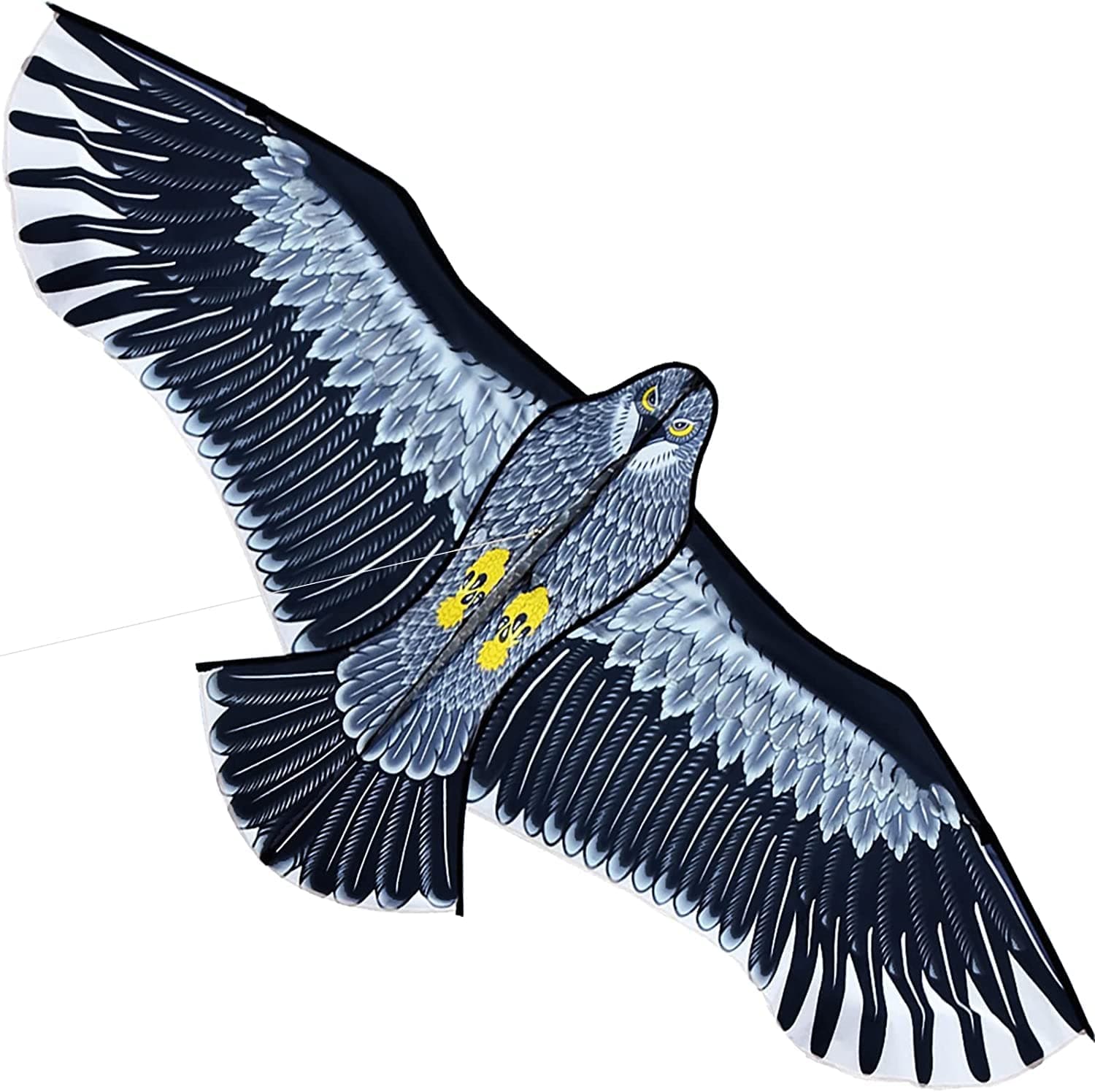 Touch the sky 1.8m Large Eagle Kite for Adults, Easy to Fly, Exquisite Fabrics and Unique Structure Design, Excellent Outdoor Games and Activity Toys, Suitable for Beginners.