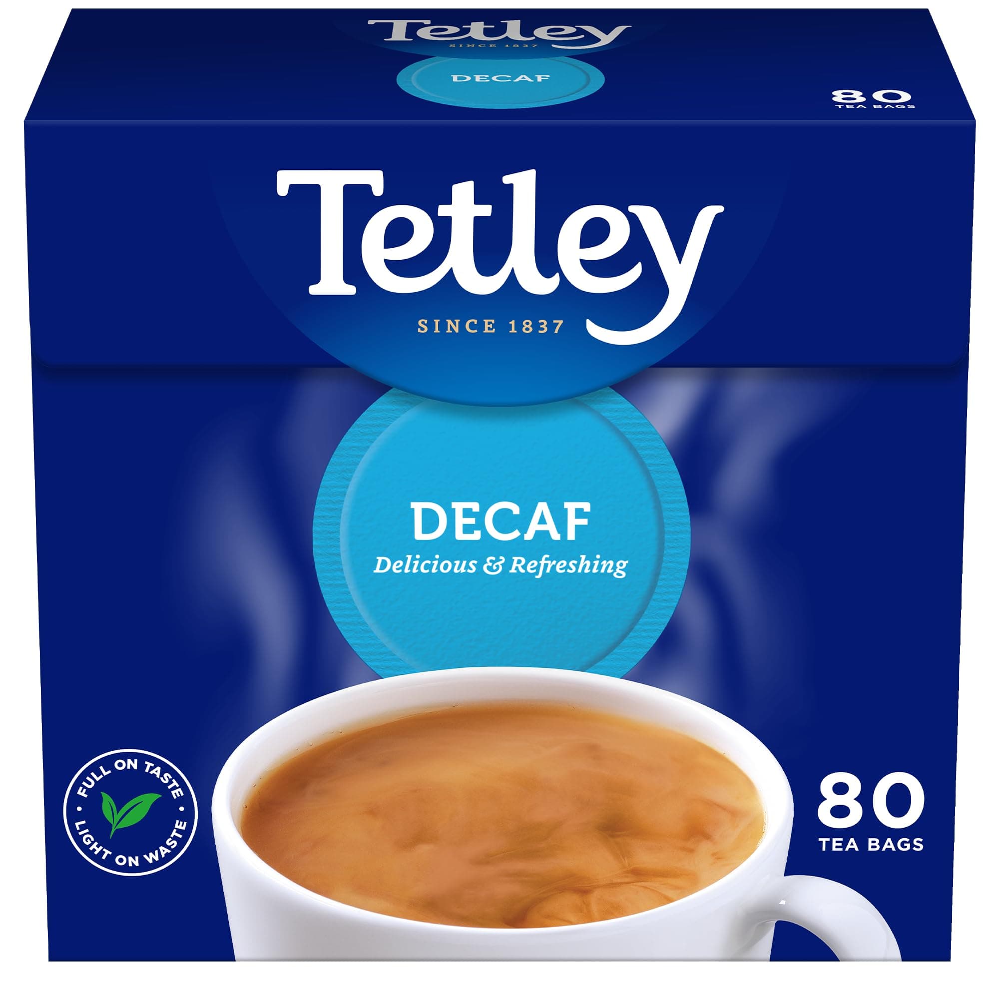 Black Tea, Decaf, 80 Round Tea Bags