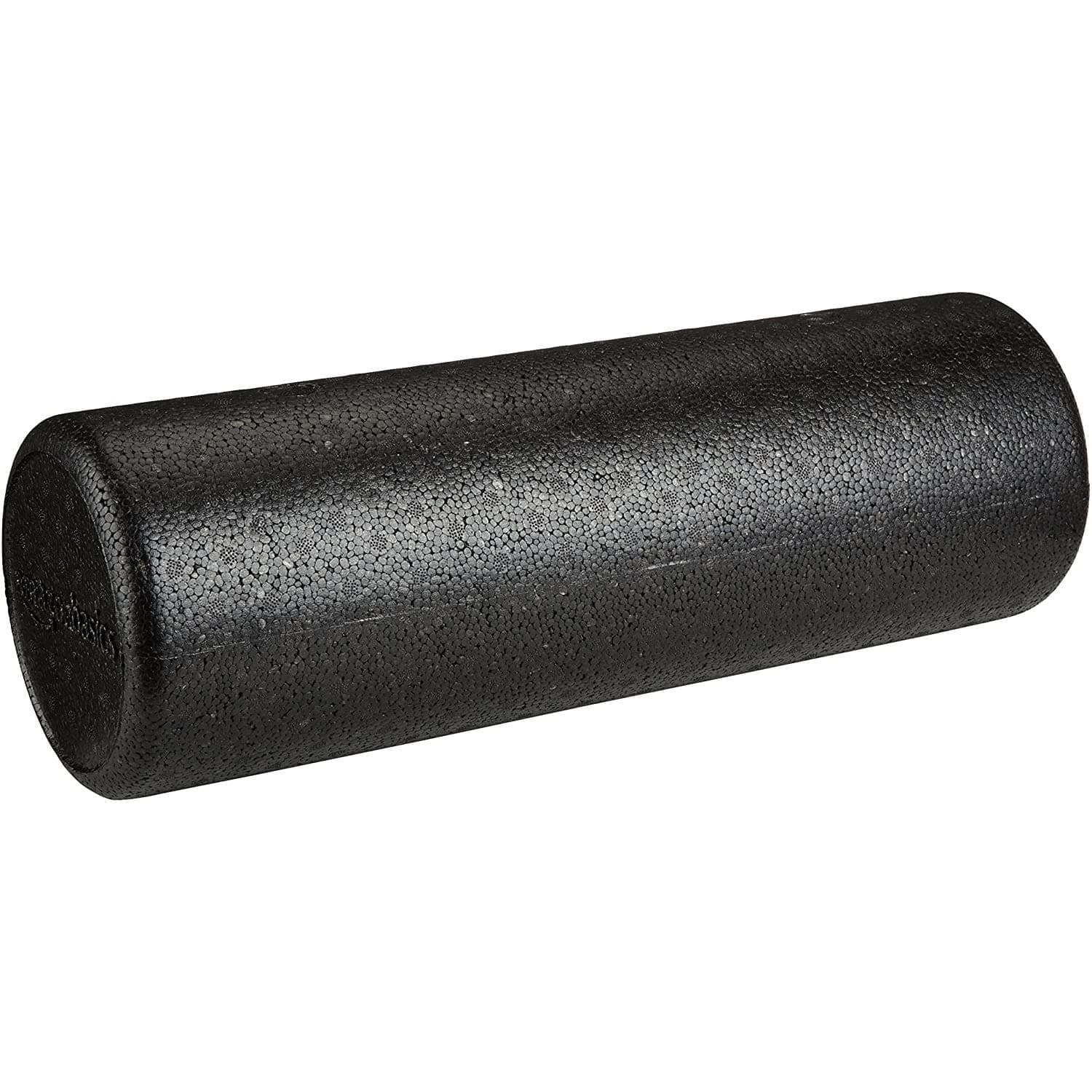High-Density Foam Roller for Exercise and Recovery, 18 Inches, Black