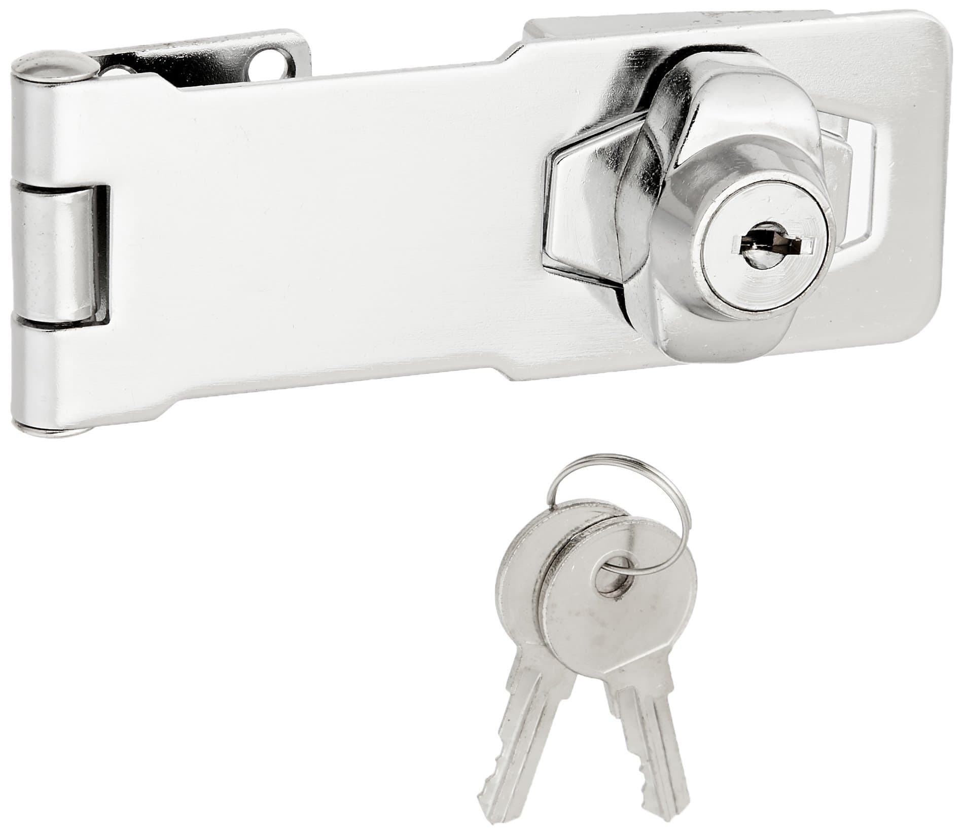 Ultra Hardware 31815 Hasp Key Lock 4 1/2" Chrome Cd