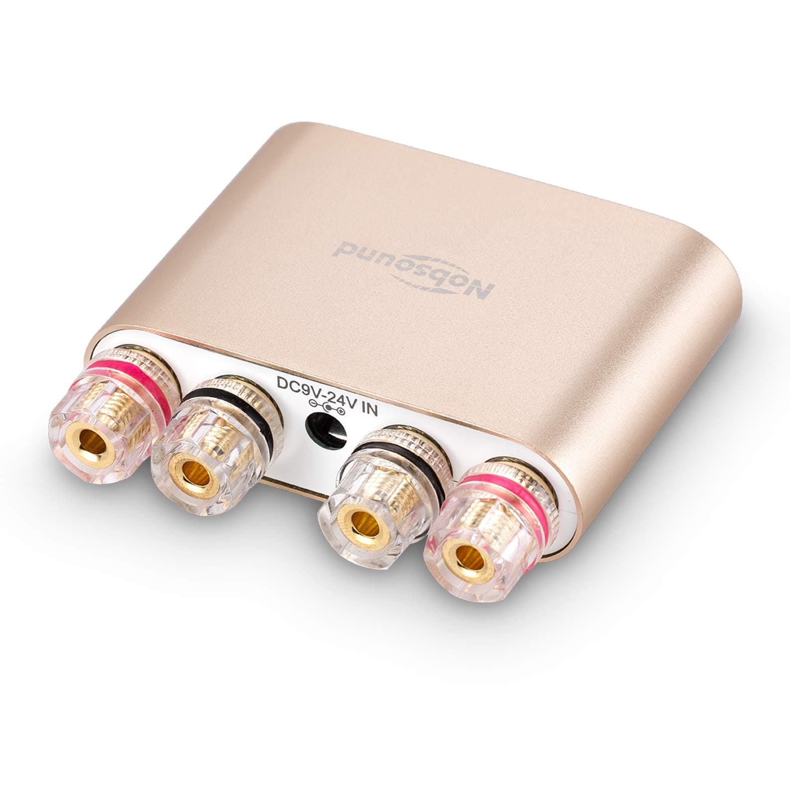 Nobsound NS-10G PRO 100W Bluetooth 5.0 Power Amplifier 2.0 Channel Stereo Audio Amp Wireless Receiver Hi-Fi DSP Home Speaker (Gold)