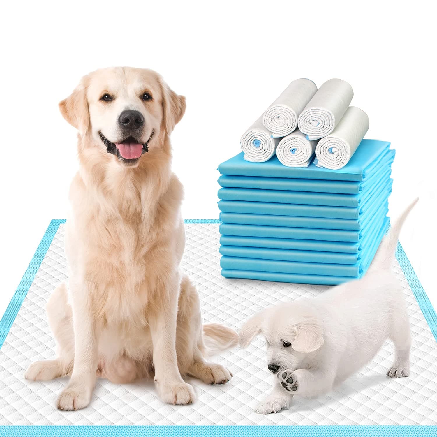 - Extra Large Dog Pads 30"x26" (40 Count), Thicker Pet Training and Puppy Pads, Super Absorbent Pee Pads for Dogs, Leakproof Dog Potty Training Pads for Puppies, Cats, Rabbits, Pet Pee Pads XL
