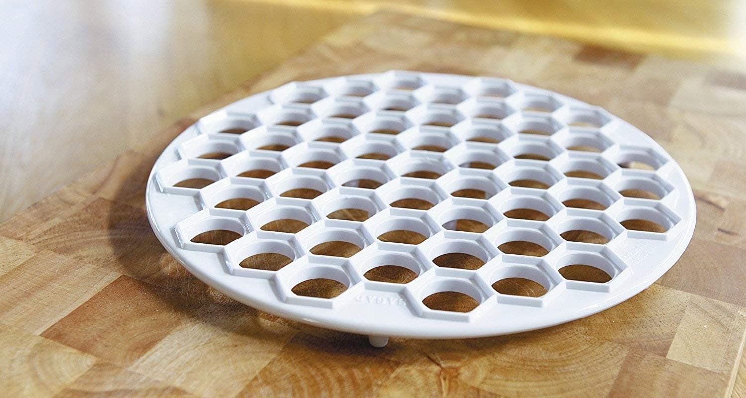 Sagad SA. 006 Pelmeni Mould, Polystyrene, Red