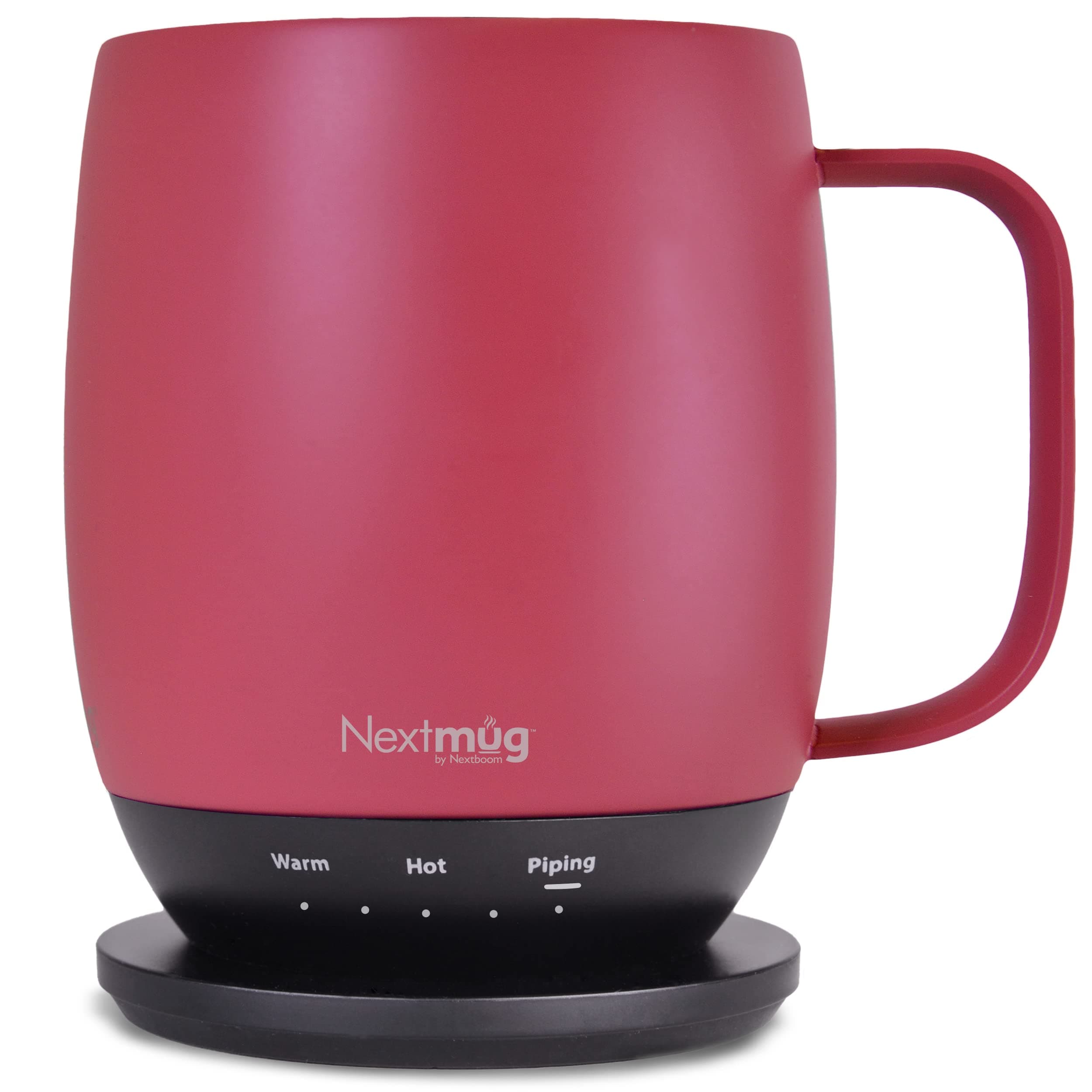 Nextmug Self Heating Temperature Controlled Coffee Mug, Dusty Rose, 400 ml