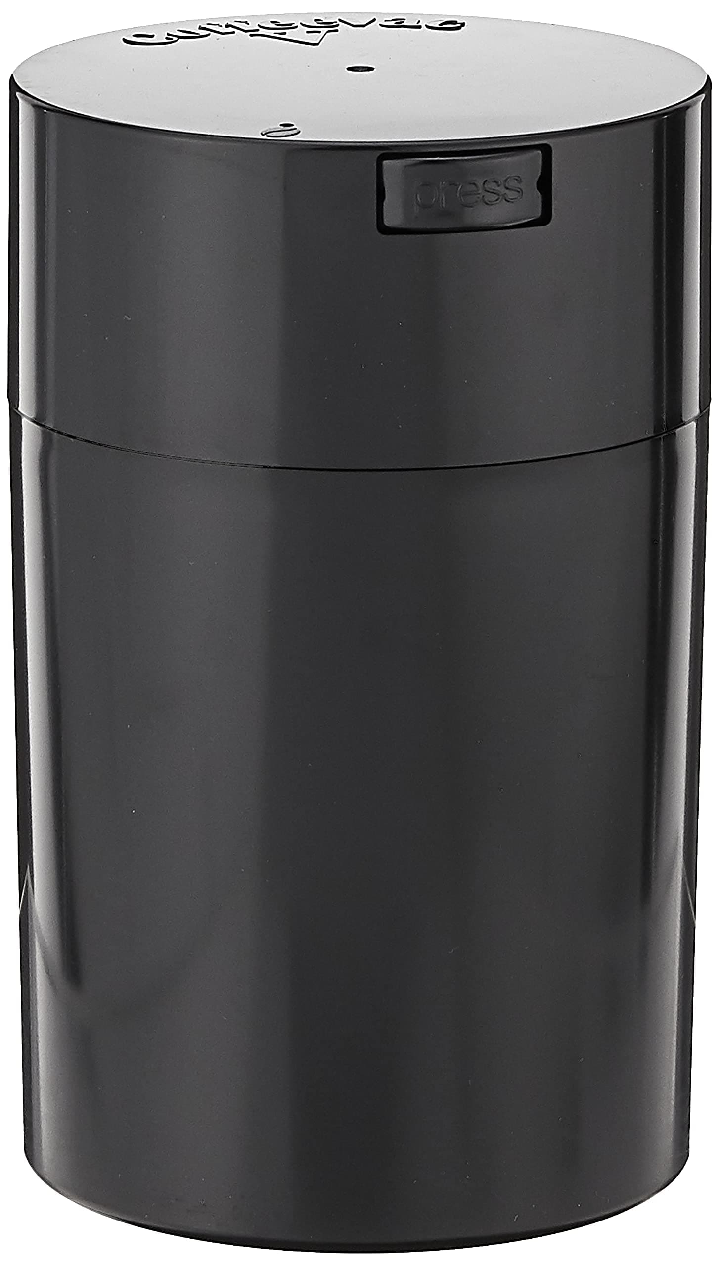 1LB – Patented Airtight Container with Degassing Valve | Multi-use Vacuum Container Works as Smell Proof Containers for Ground Coffee and Coffee Bean Containers. Black