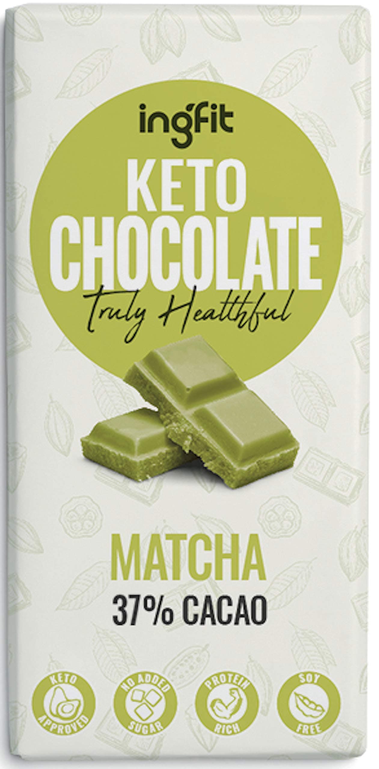 ingfit – Sugar Free Keto Chocolate (Matcha)