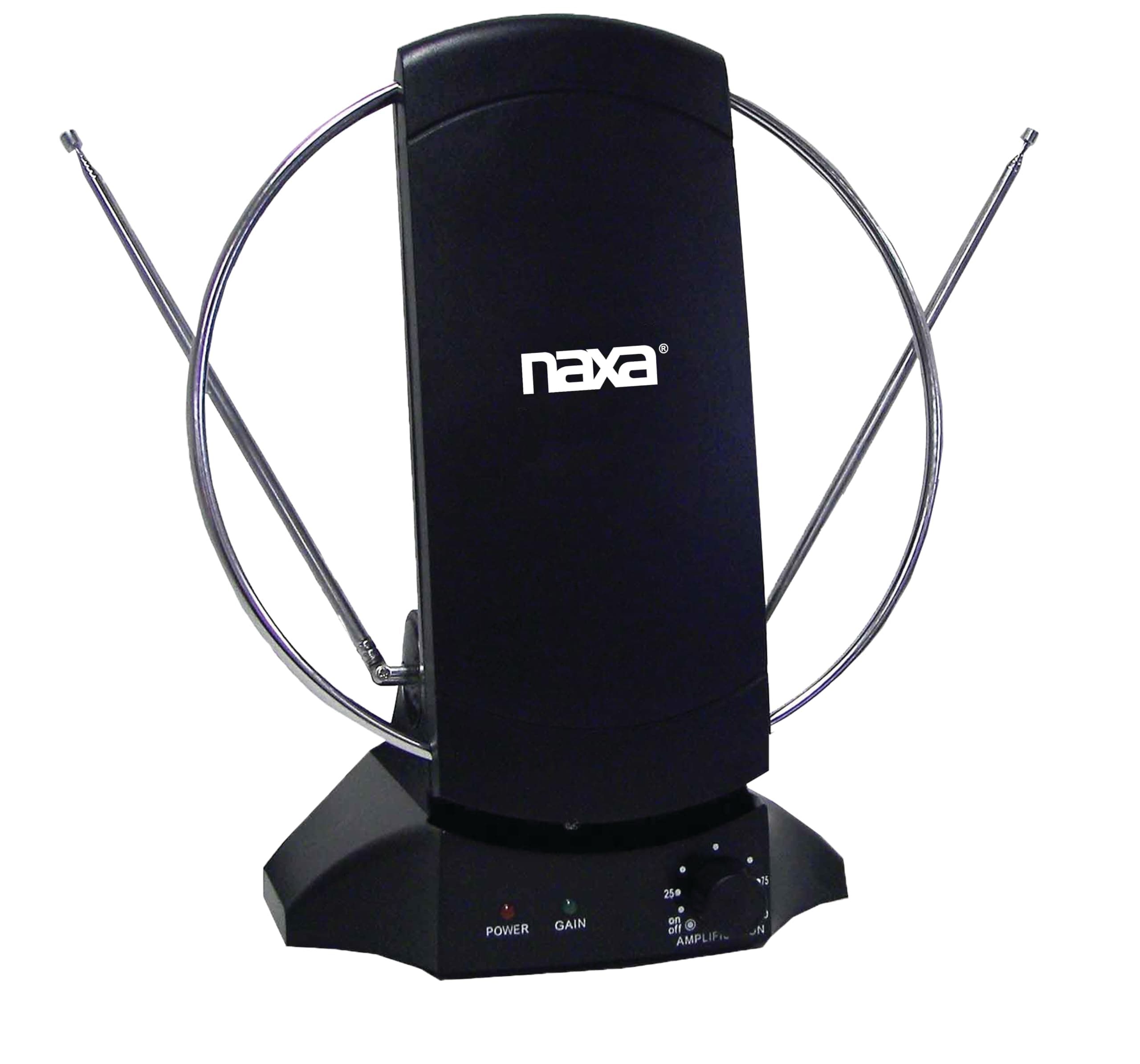 Naxa Electronics NAA-308 High Powered Amplified Antenna Suitable for HDTV and ATSC Digital Television