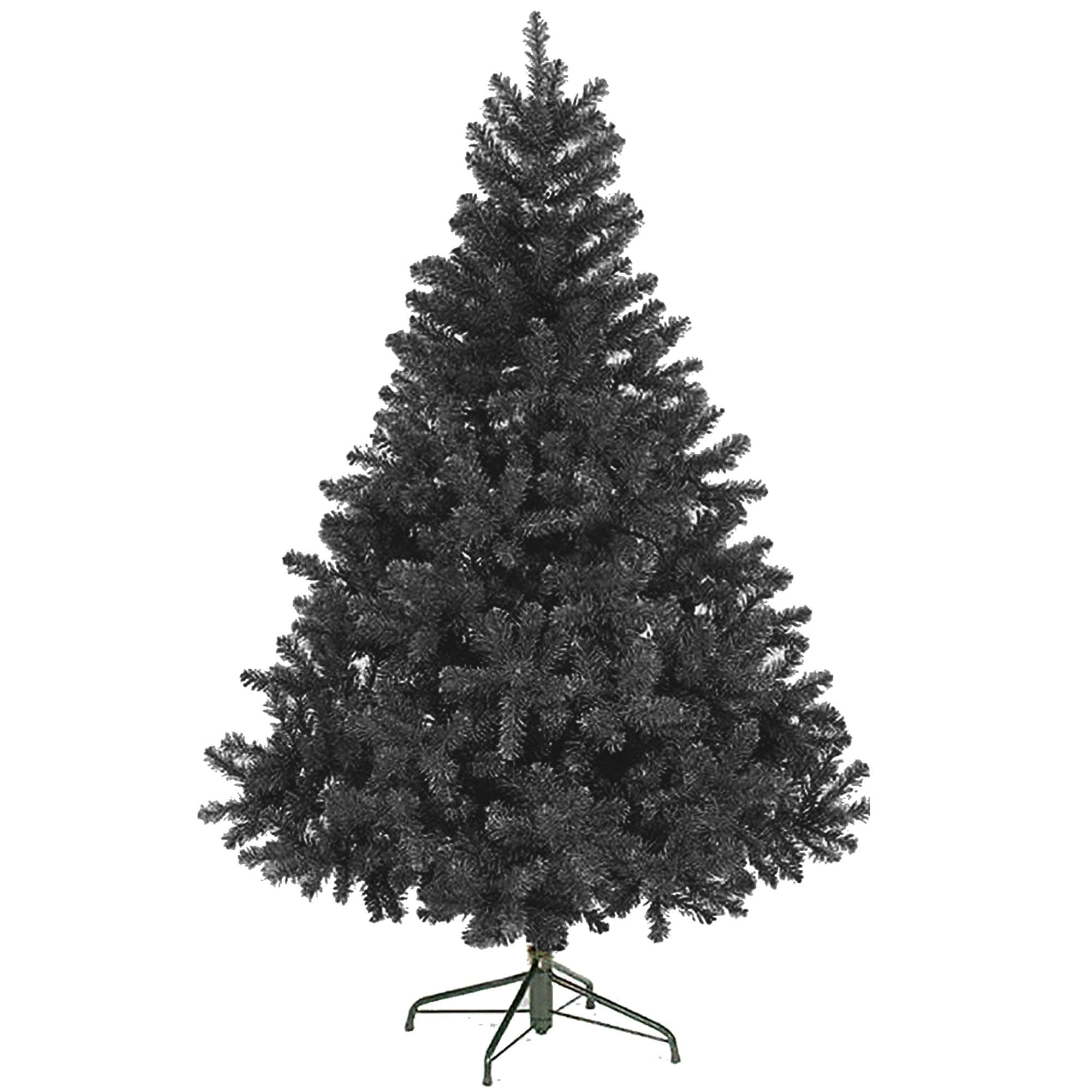 Christmas Tree - Artificial Christmas Trees with Lush Pine Tips | Bushy & Slim Xmas Tree - Sturdy Metal Stand & Free Storage Bag - Available In (3ft, 4ft, 5ft, 6ft, 7ft)