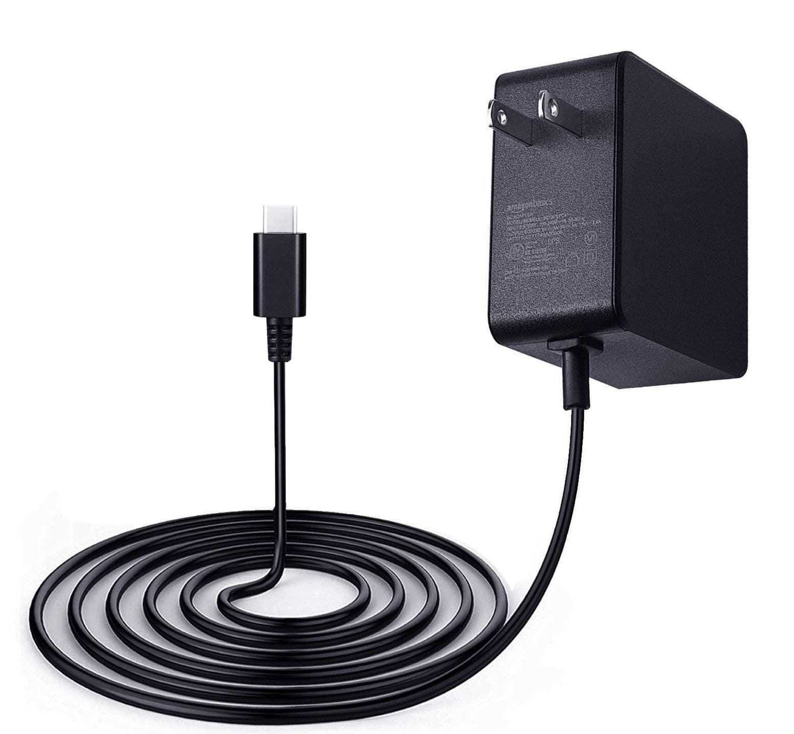 Amazon Basics Voltage AC Charger for Nintendo Switch