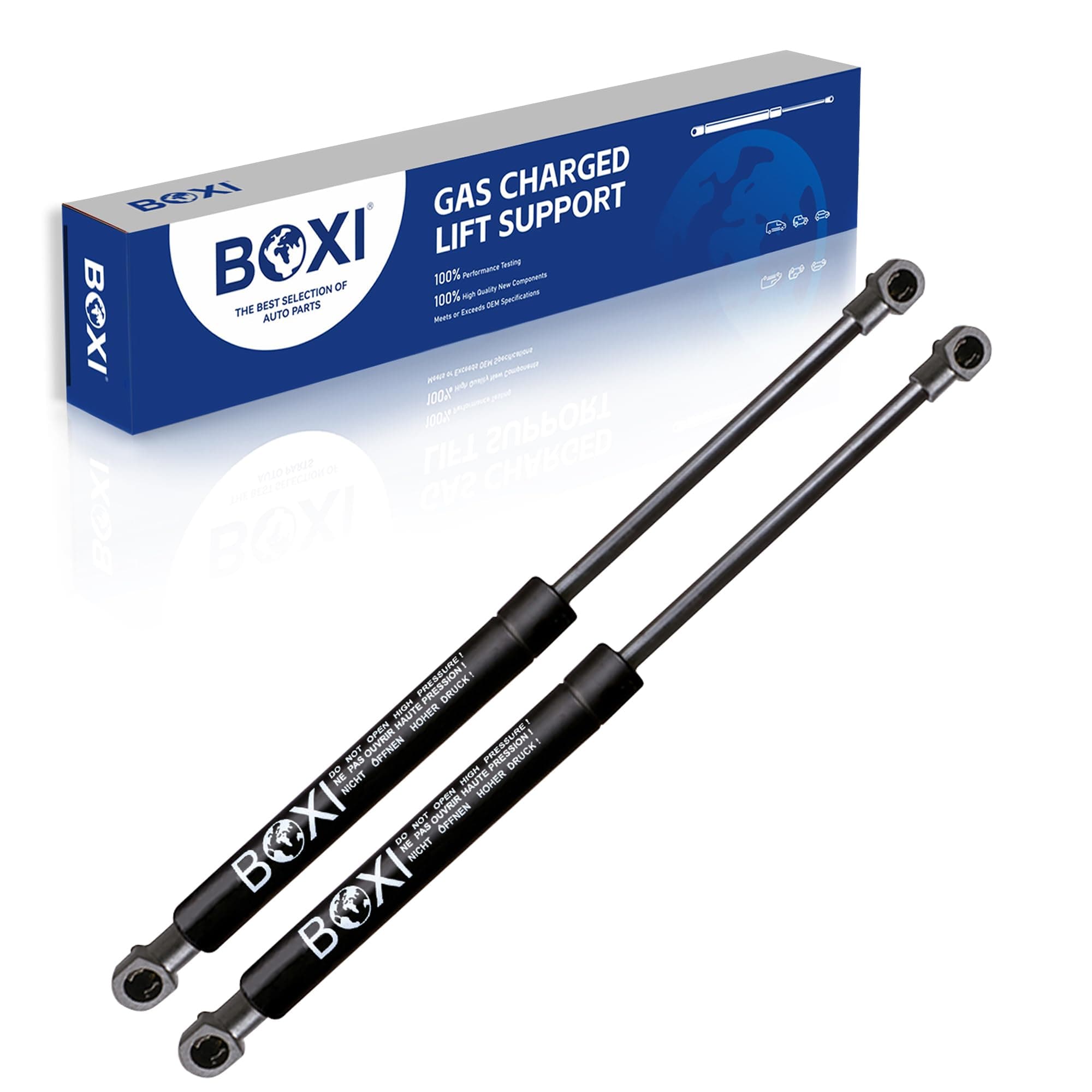 2pcs BOXI Front Hood Lift Support Struts Gas Struts Shocks Gas Shocks Gas Springs Lift Shocks for BMW E39 5 Series 1996 1997 1998 1999 2000 2001 2002 2003 | Replaces 51238174866 4541 SG402049