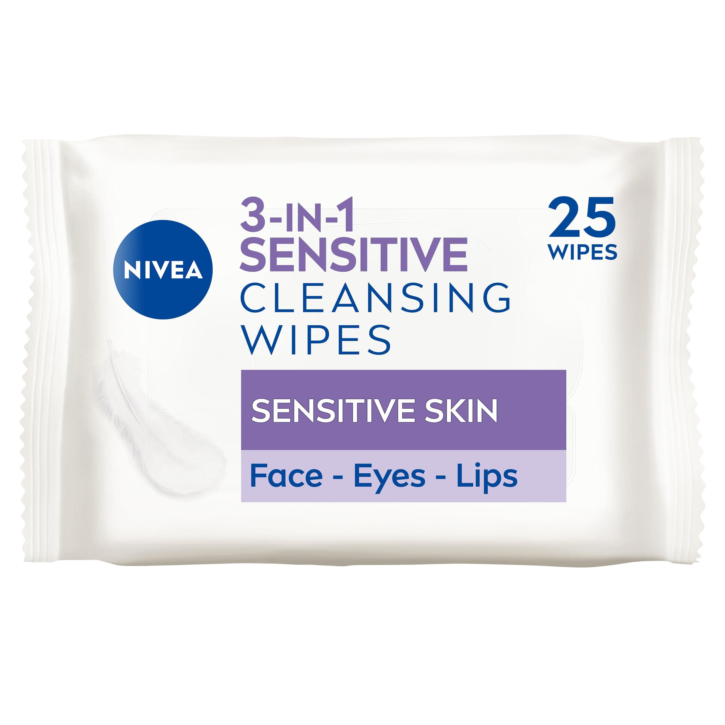 NIVEA 3-in-1 Sensitive Cleansing Wipes